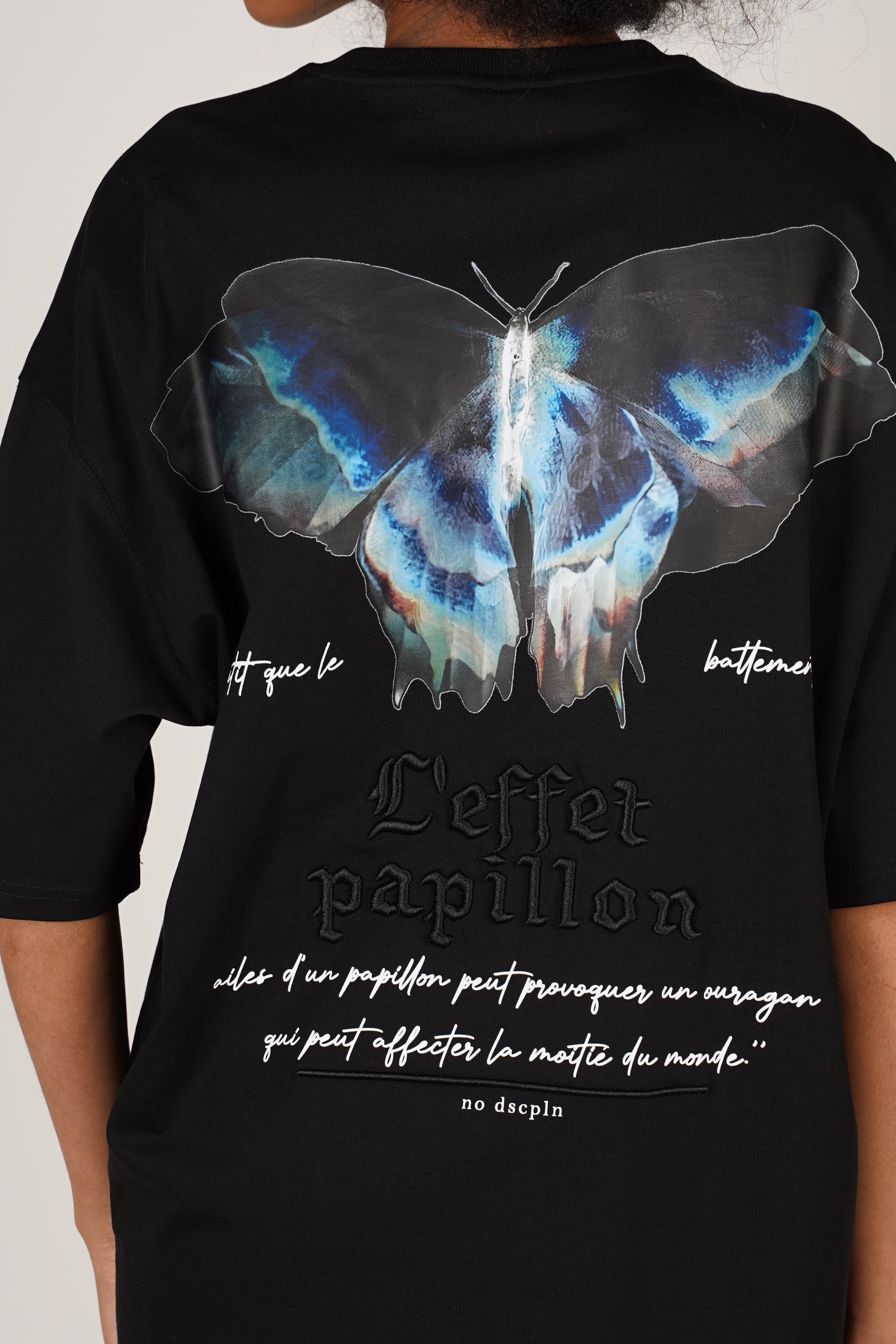 T-SHIRT - THE BUTTERFLY EFFECT - BLACK