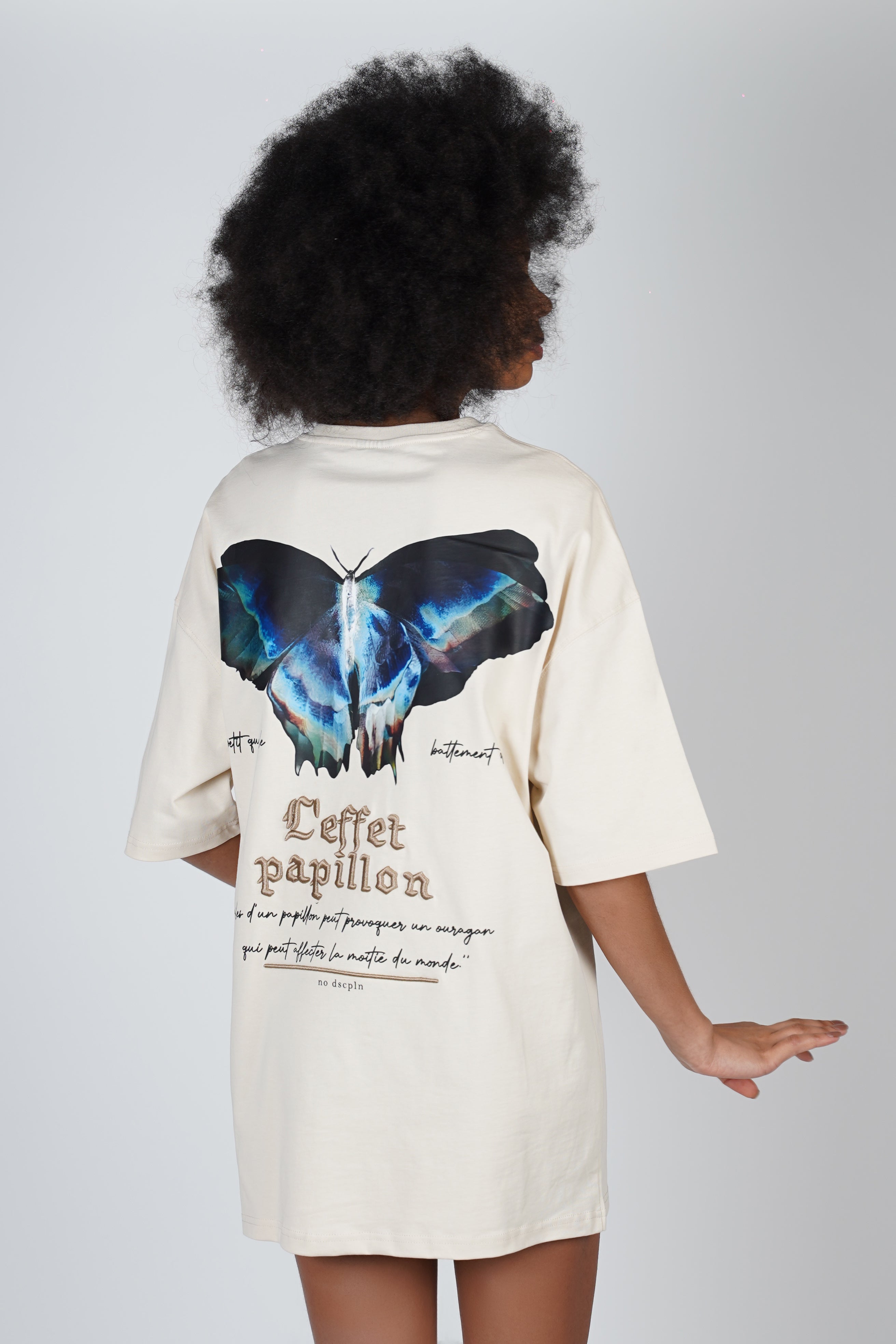 T-SHIRT - THE BUTTERFLY EFFECT - BEIGE