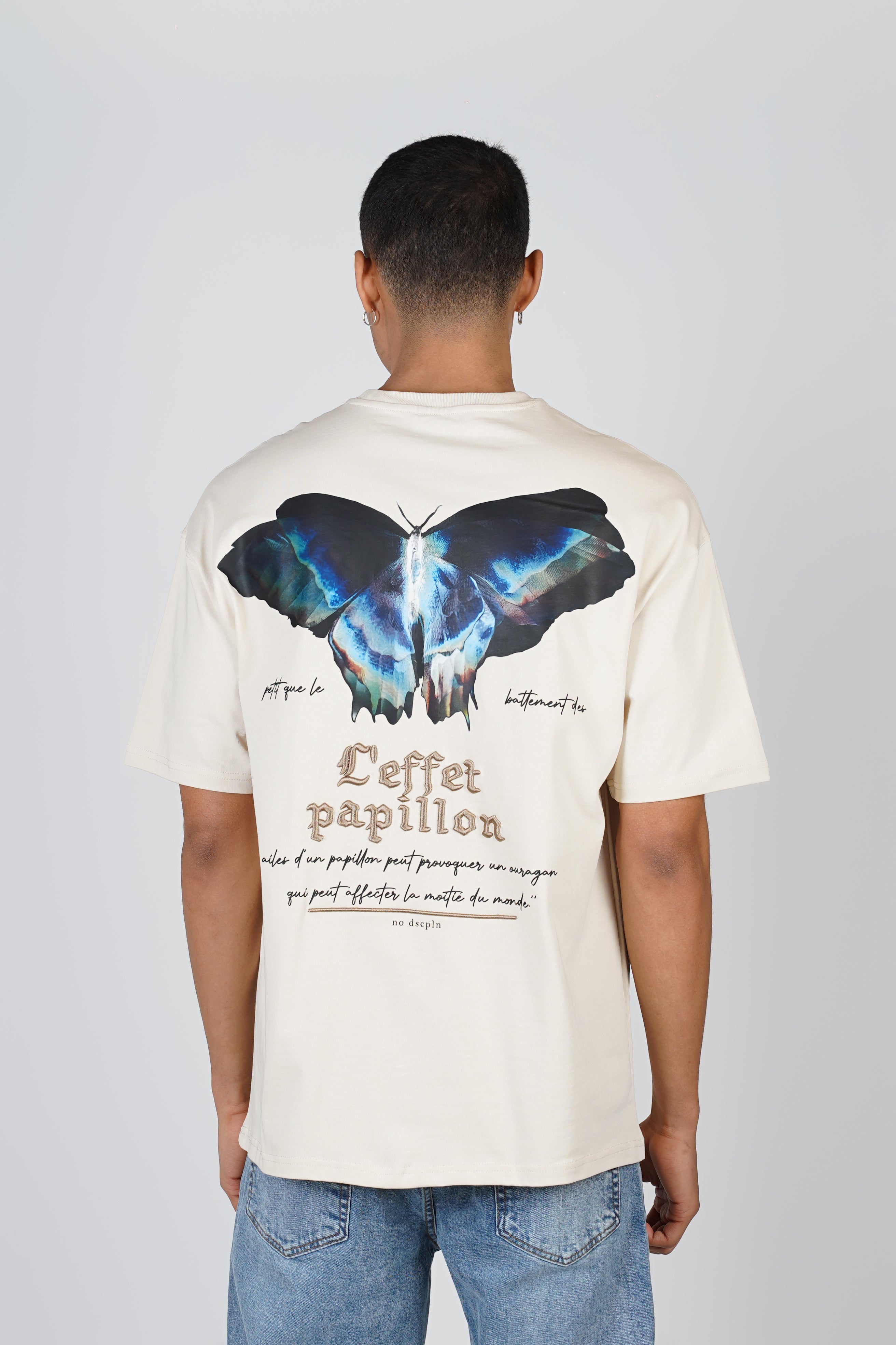 T-SHIRT - THE BUTTERFLY EFFECT - BEIGE