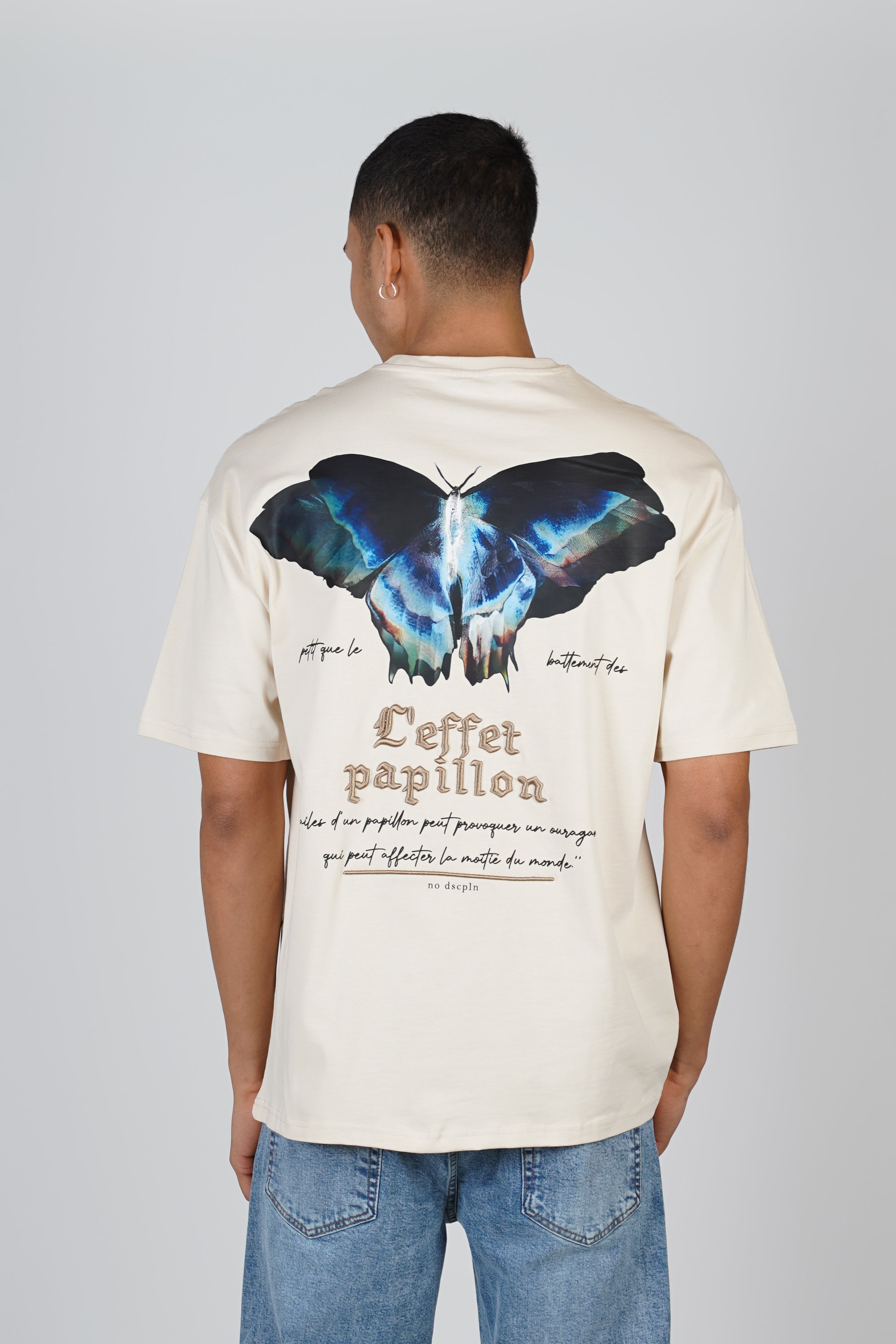 T-SHIRT - THE BUTTERFLY EFFECT - BEIGE