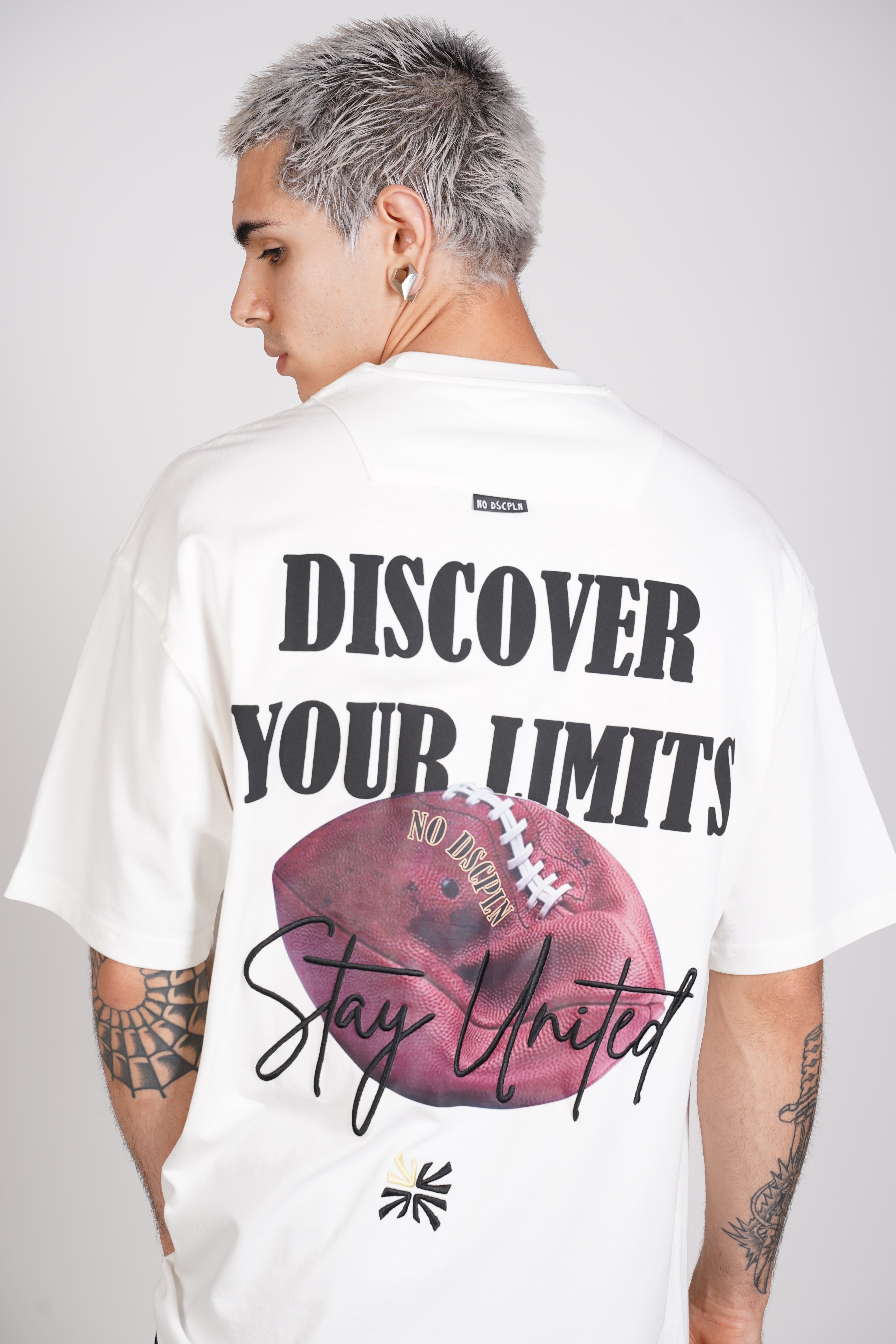 T-SHIRT - DISCOVER  - WHITE