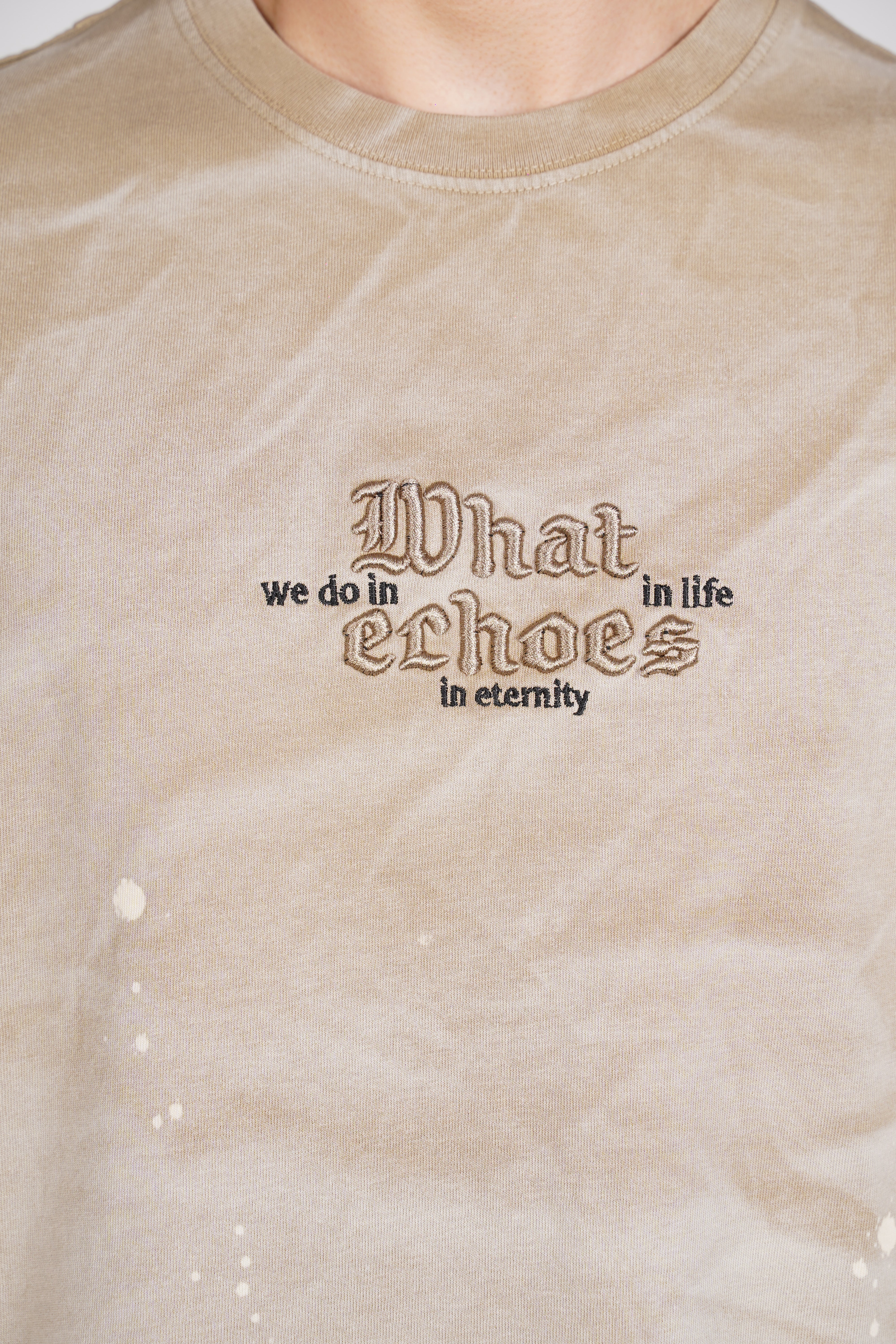 T-SHIRT - WHAT ECHOES - SOIL