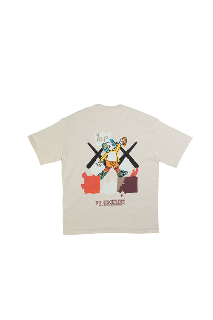 T-SHIRT - CLOWN BASKETBALL - BEIGE