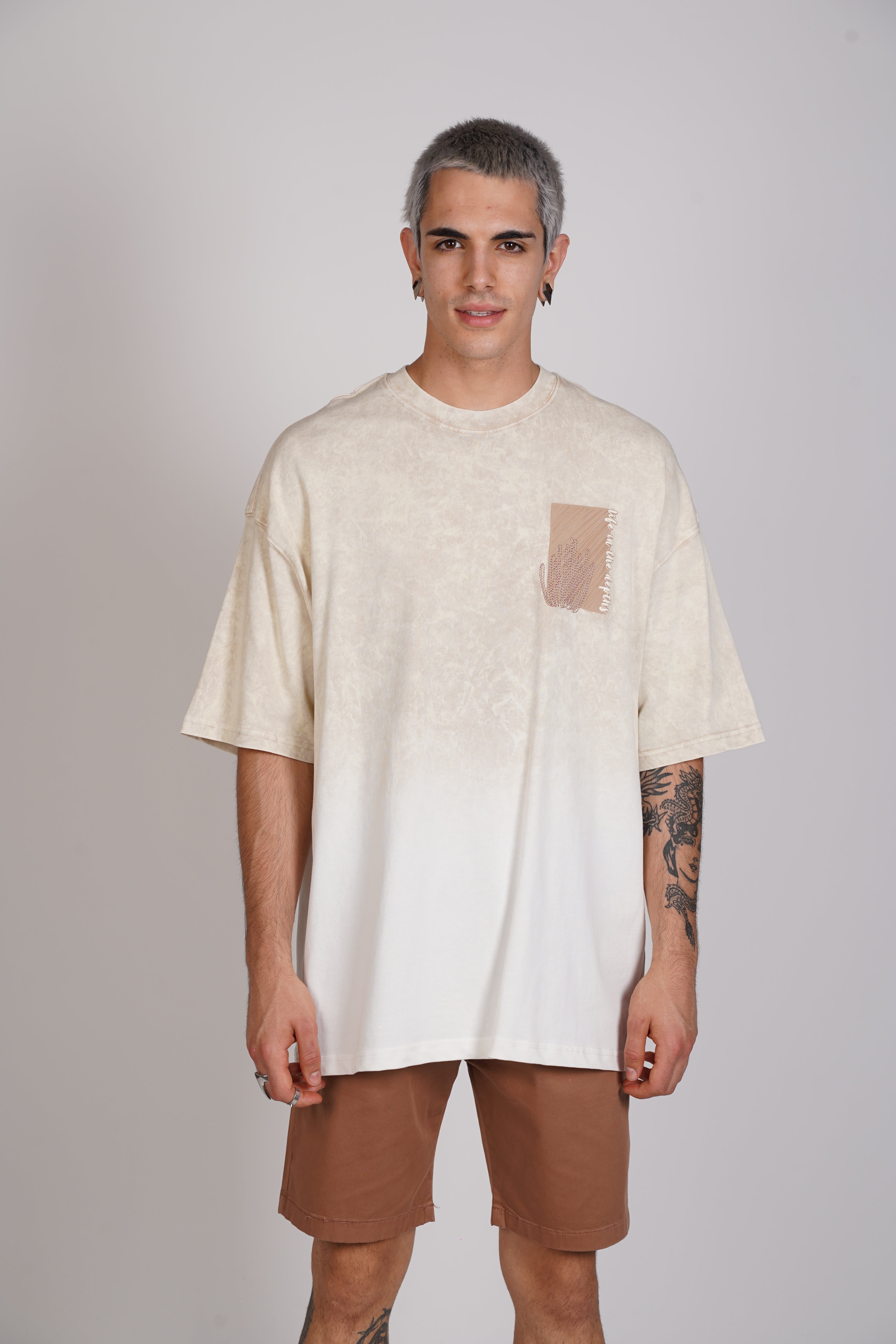 T-SHIRT - DEPTHS - BEIGE