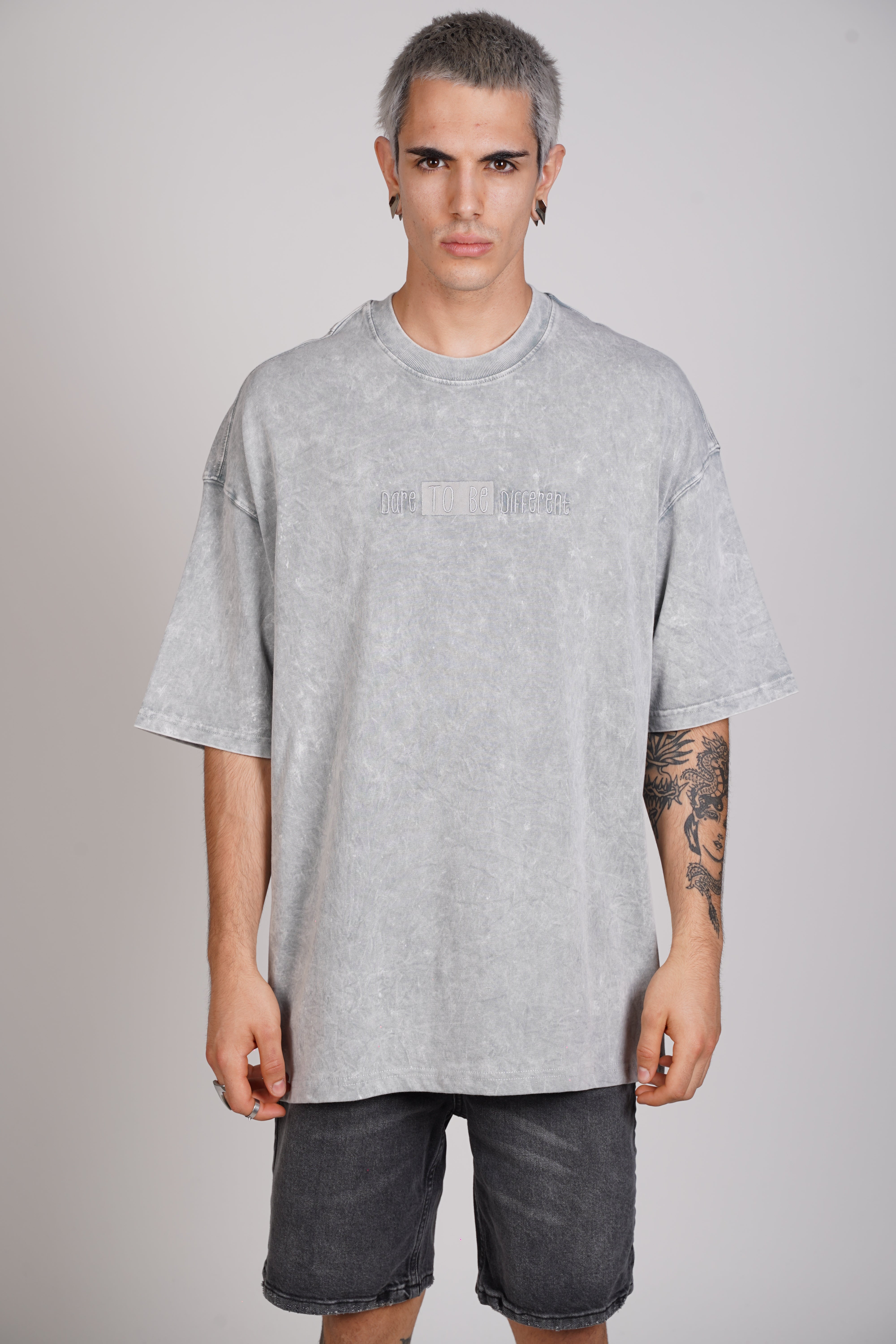 T-SHIRT - DARE - GREY