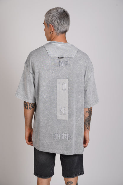 T-SHIRT - DARE - GREY