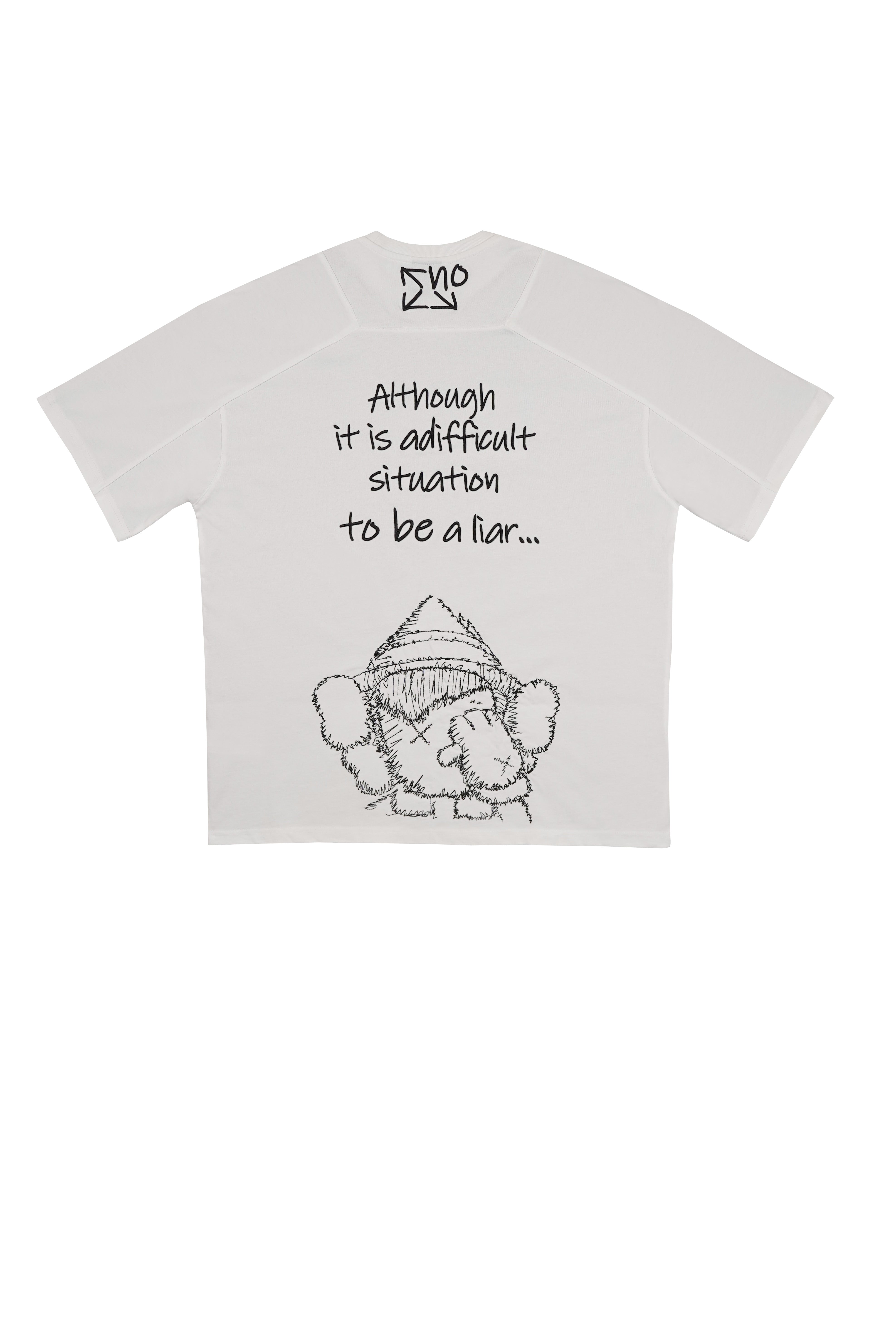 T-SHIRT - LIAR - WHITE