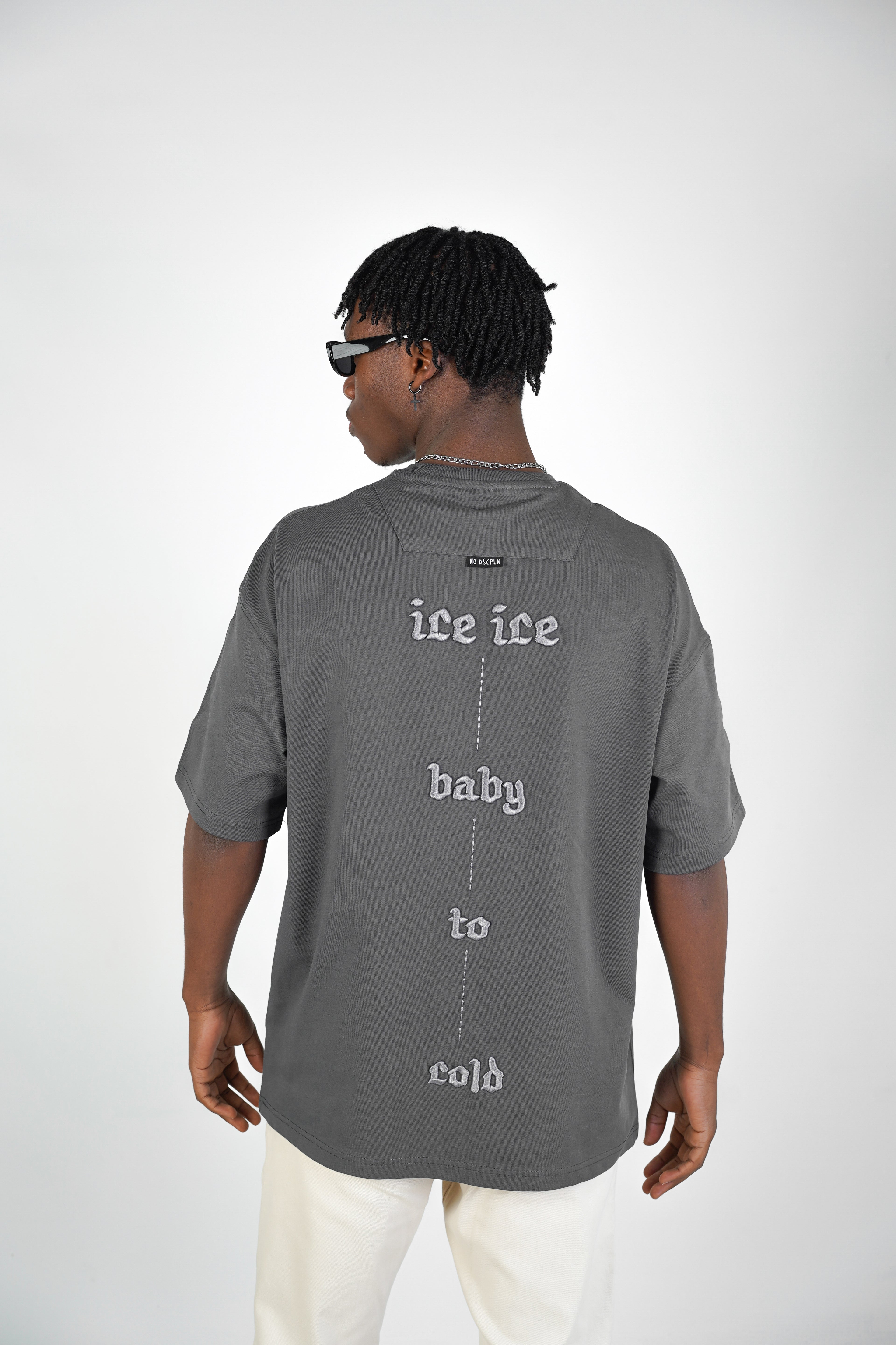 T-SHIRT - ICE ICE BABY - SMOKED