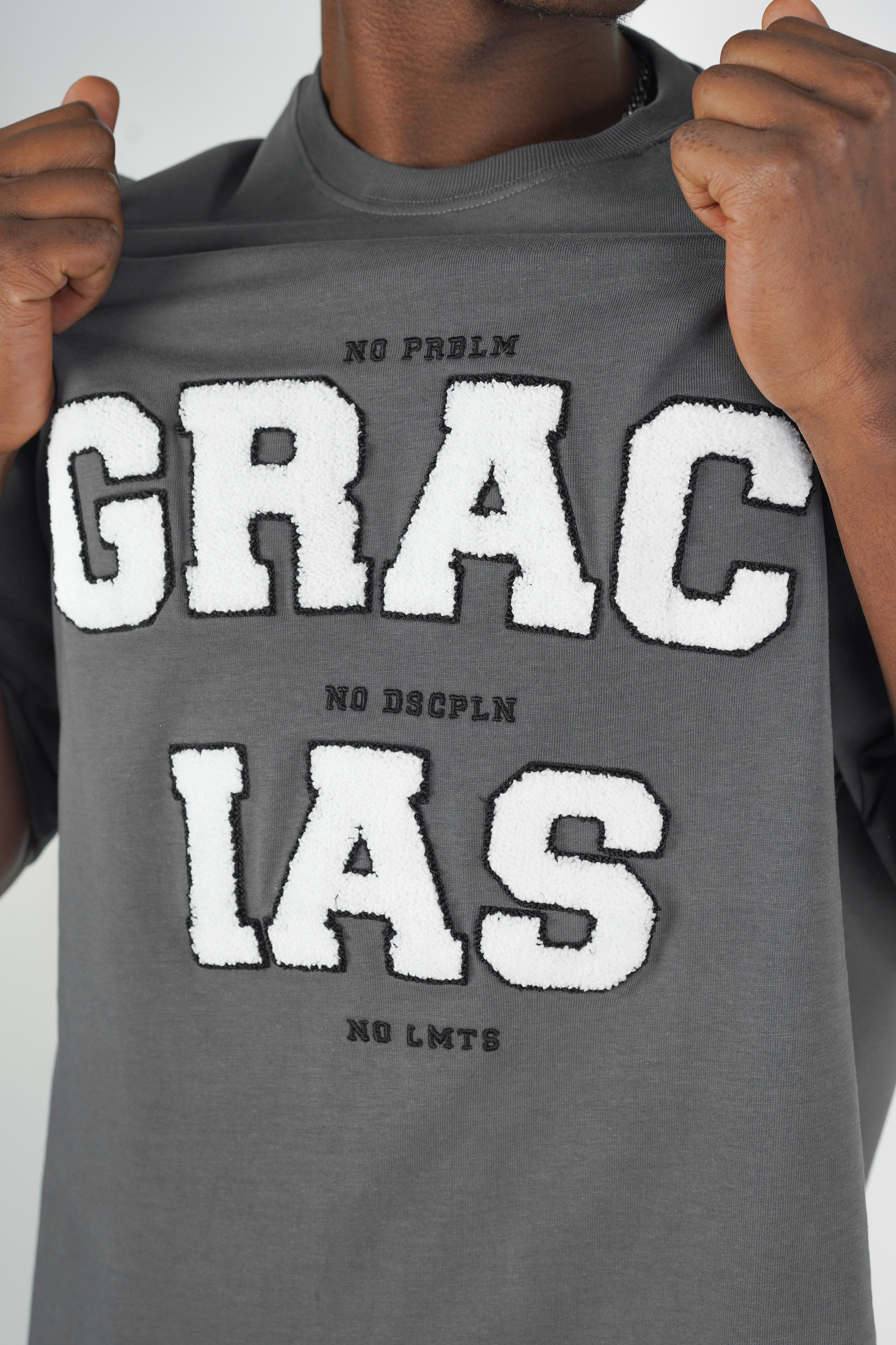 T-SHIRT - GRACIAS - GREY