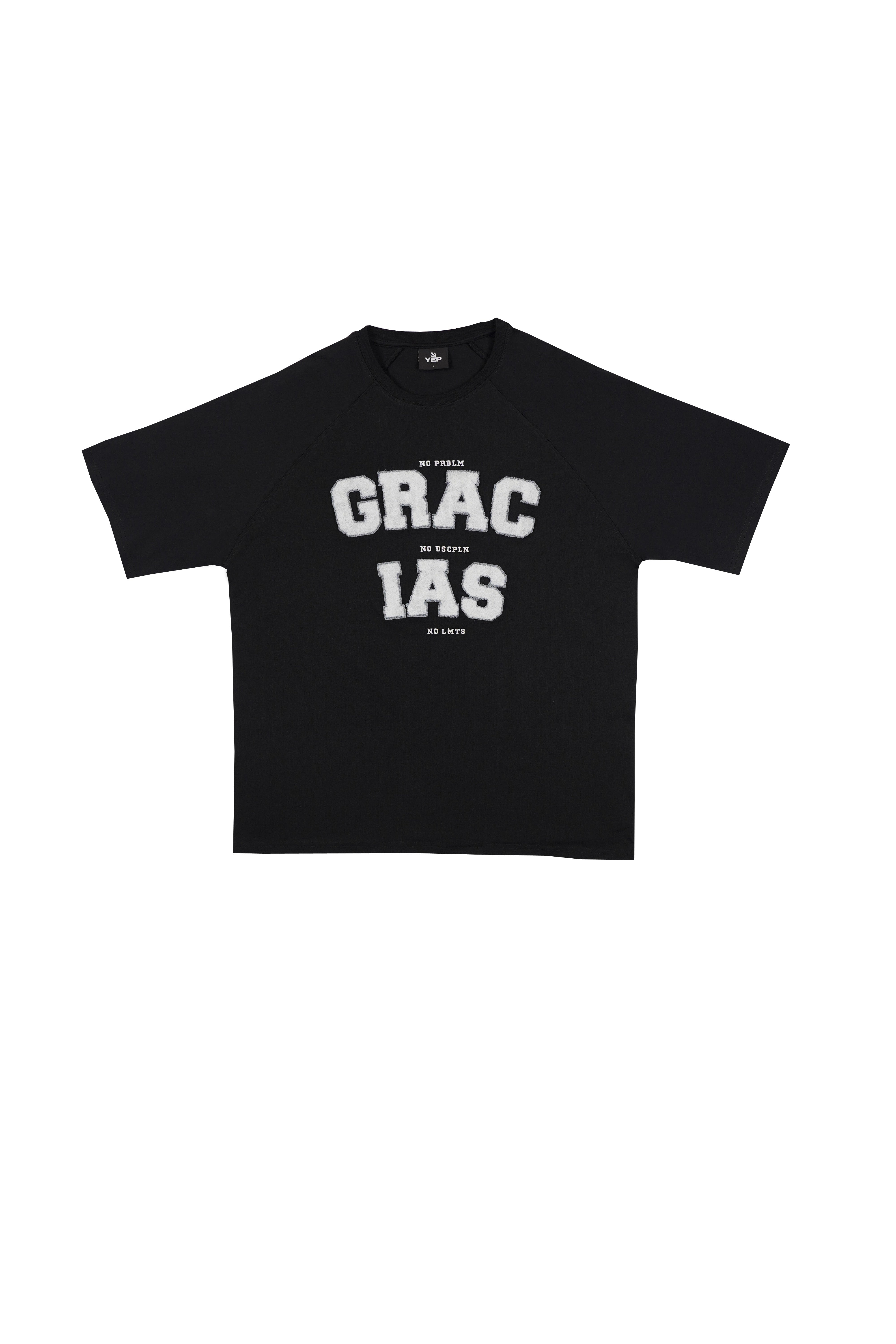 T-SHIRT - GRACIAS - BLACK