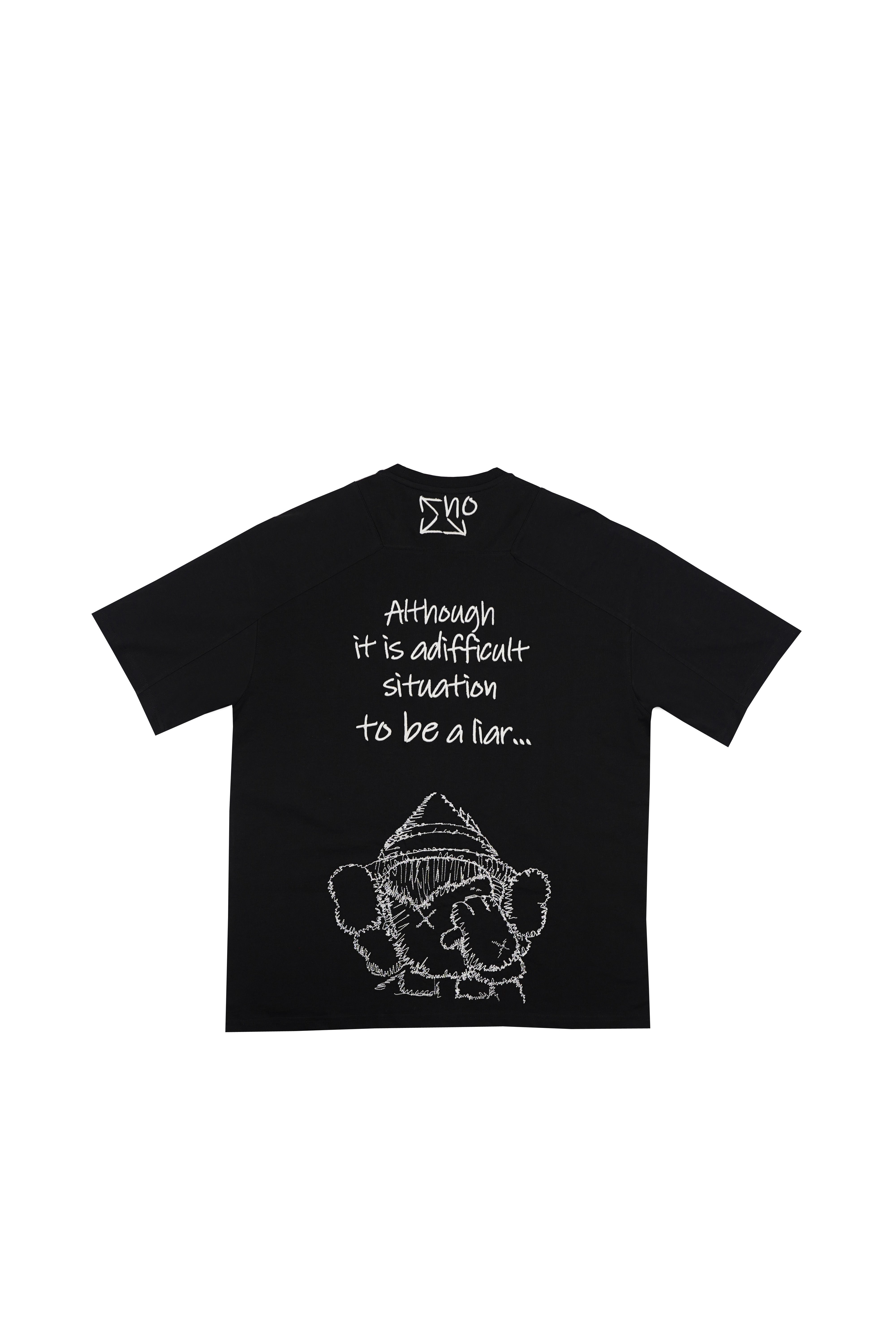 T-SHIRT - LIAR - BLACK