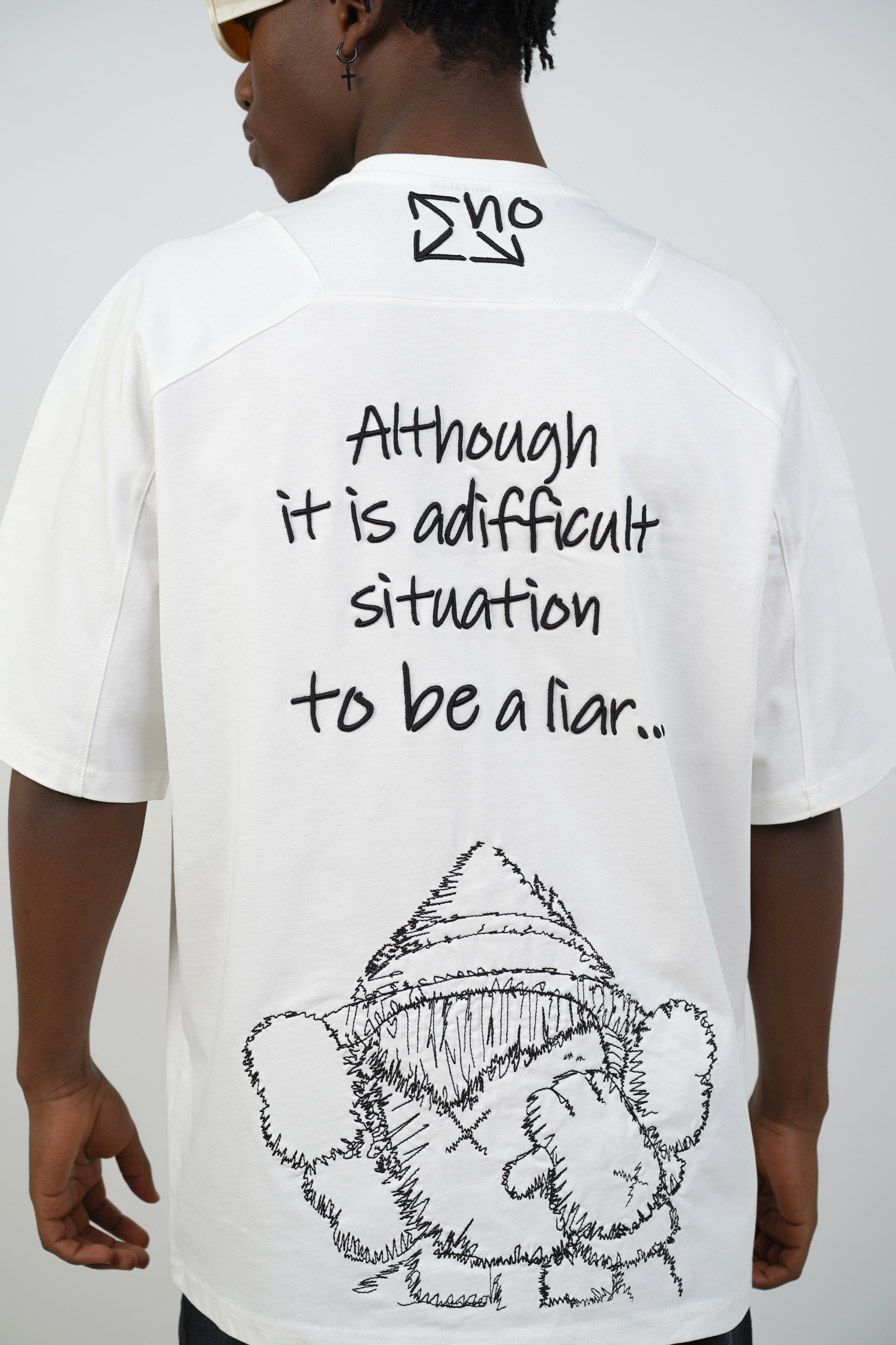 T-SHIRT - LIAR - WHITE