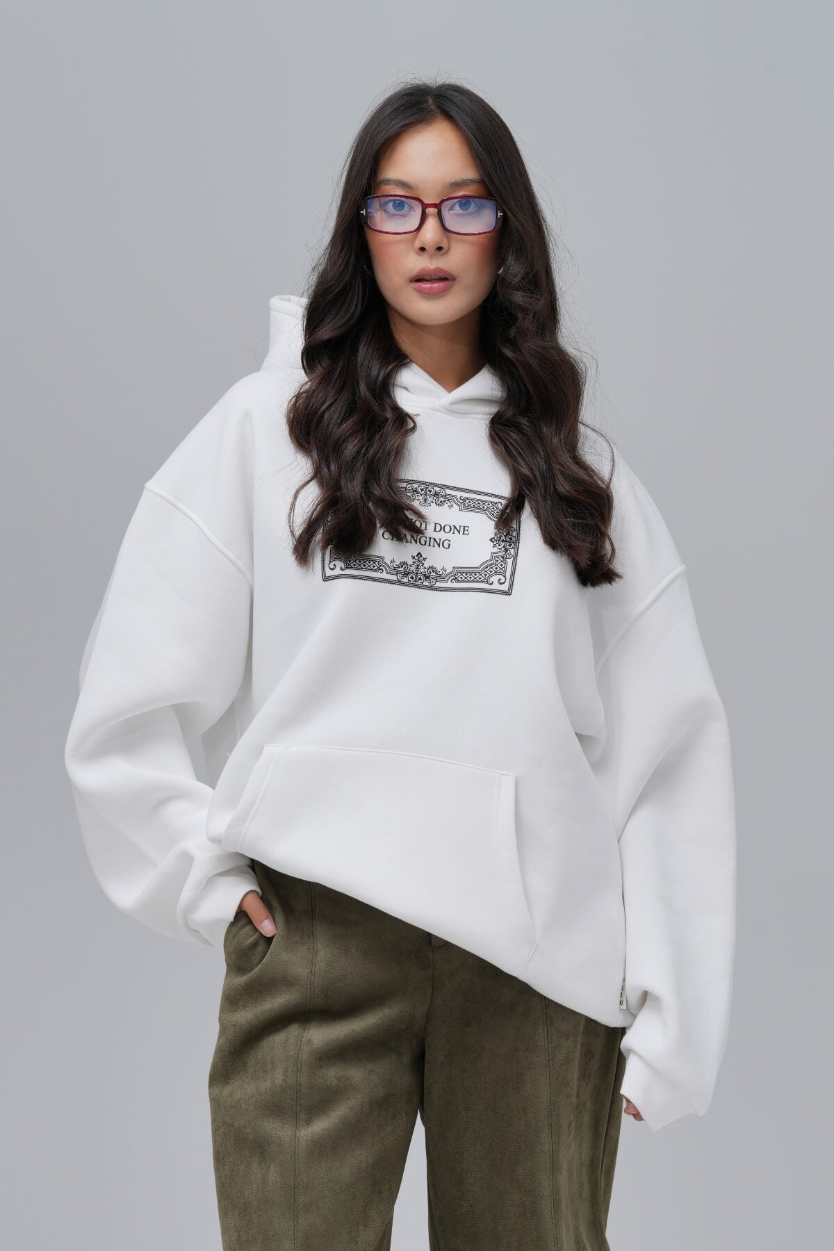 FOURFOLD CREATIVITY HOODIE - WHITE