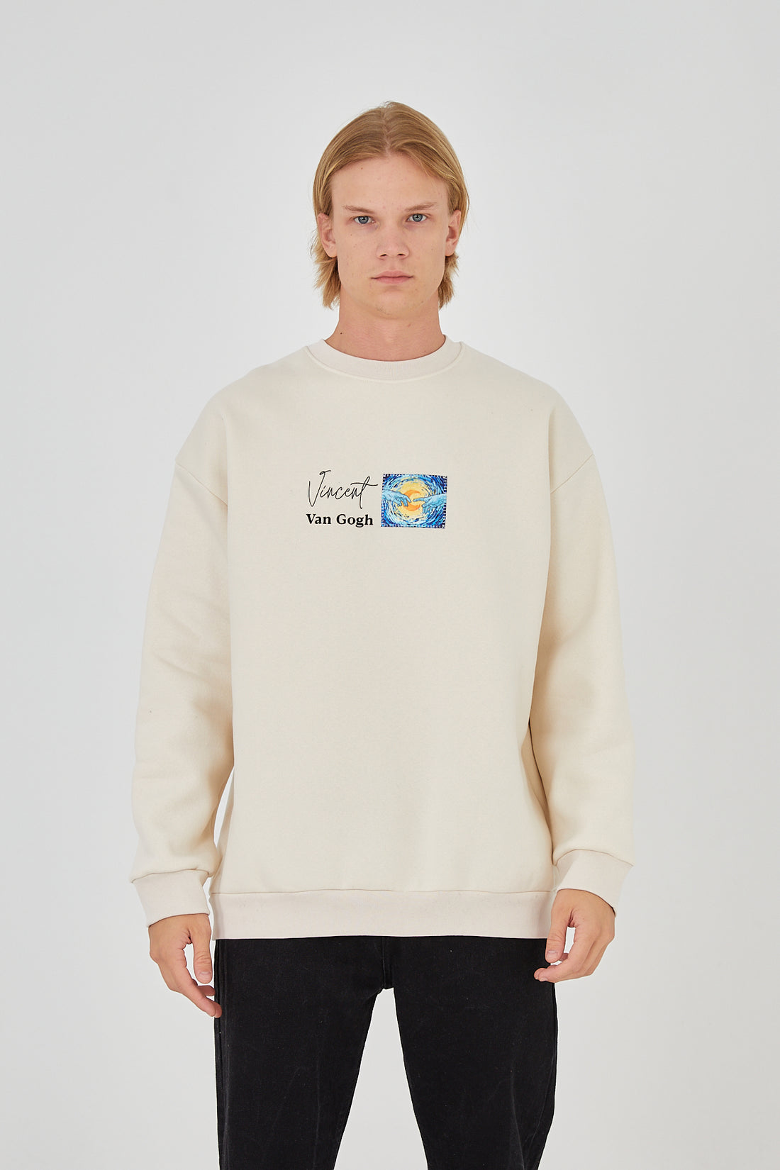 SWEATER - WATCH THE SKY AND STARS - OFF WHITE - DYS-Amsterdam
