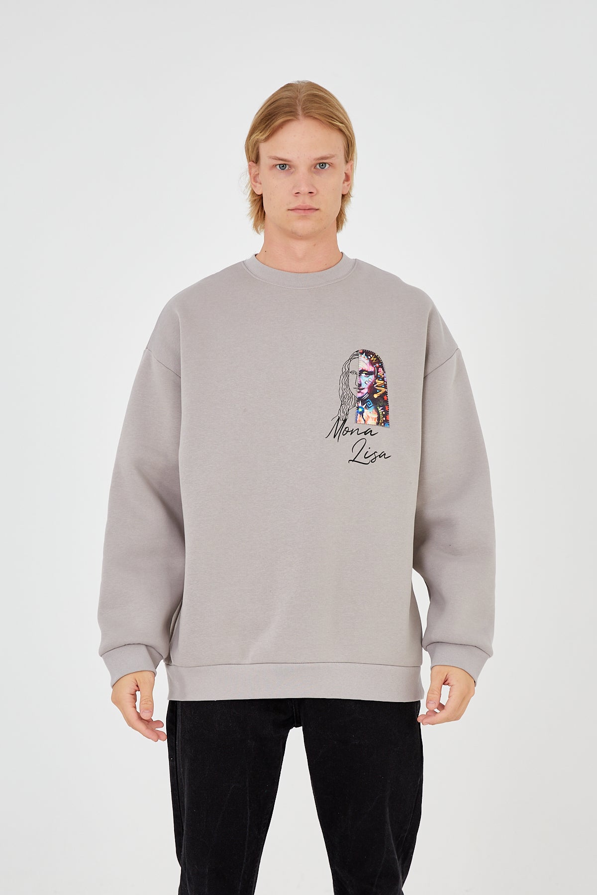 SWEATER - THE MONA - GREY - DYS-Amsterdam