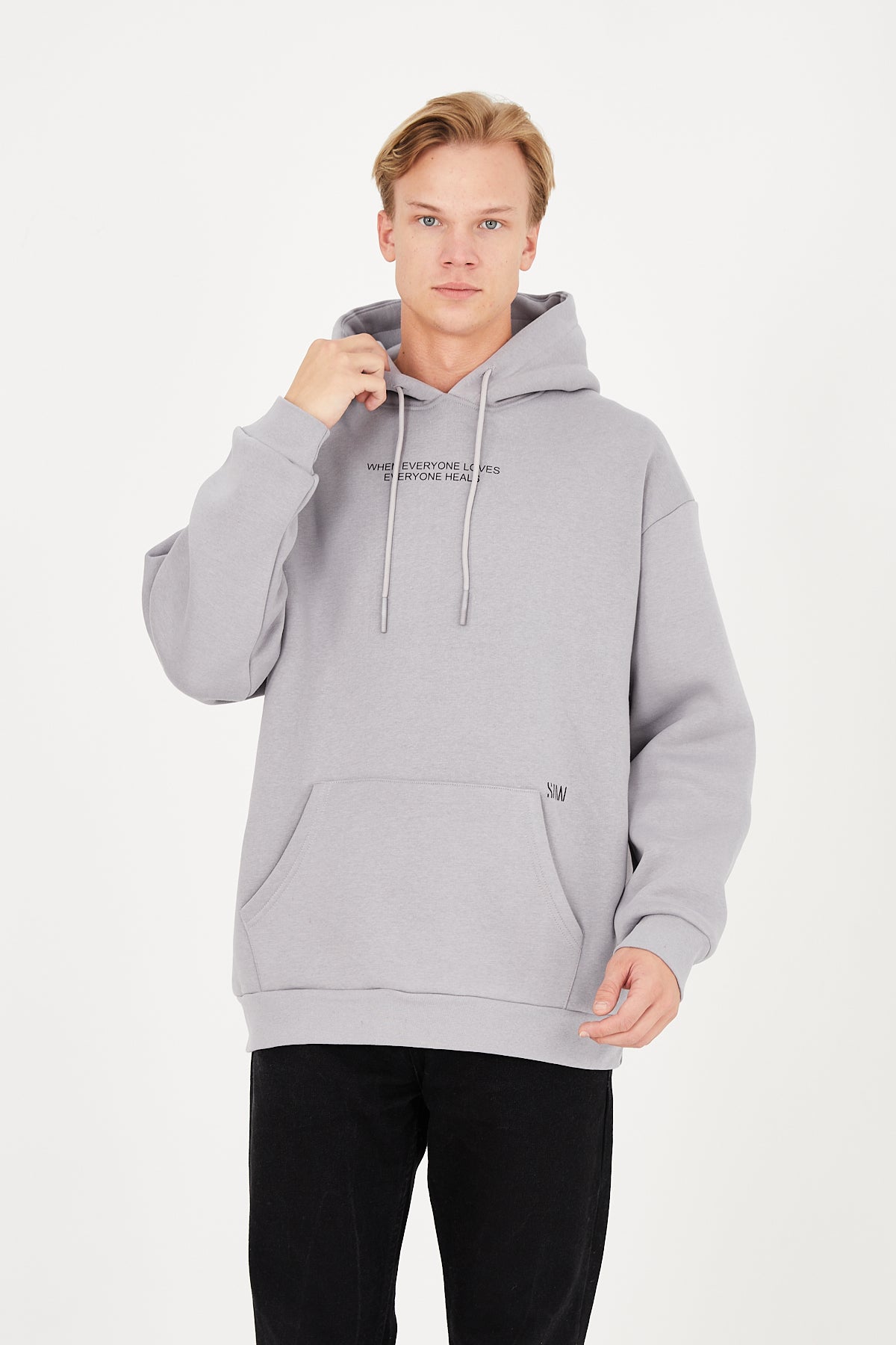 HOODIE - LIEBE HEILT - WEISS