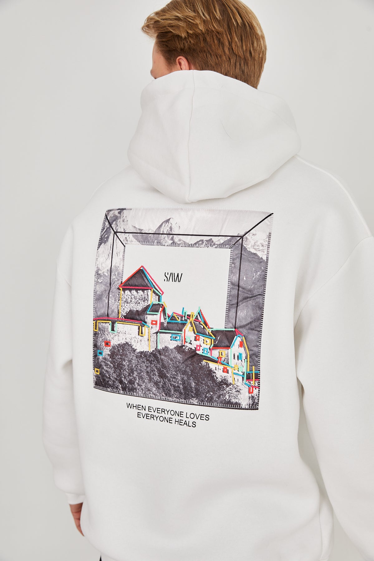 HOODIE - LOVE HEALS - WHITE