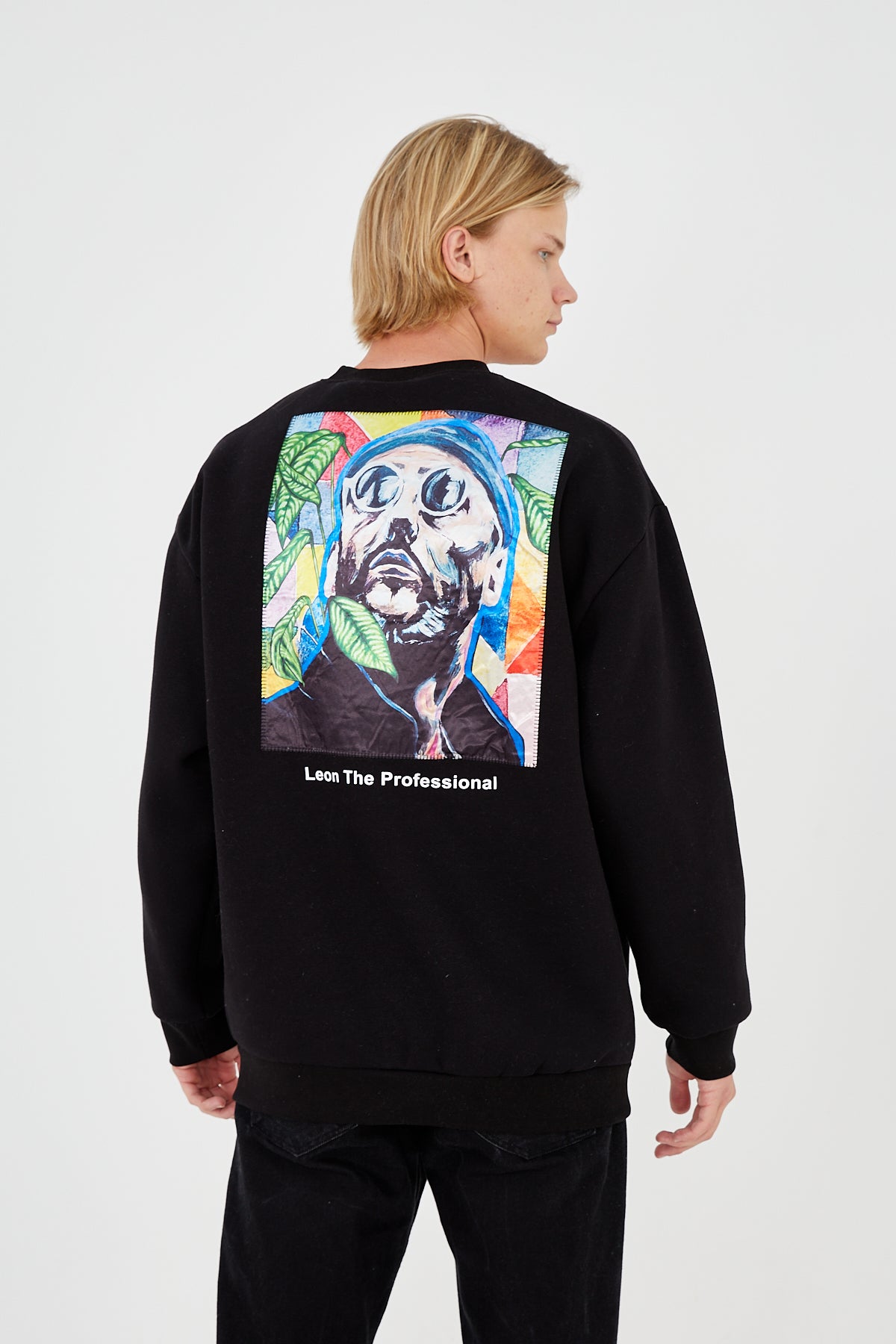 SWEATER - LEON THE PROFESSIONAL - BLACK - DYS Amsterdam