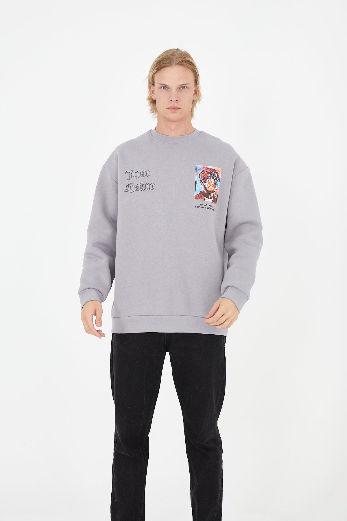 SWEATER - TUPAC - GREY - DYS-Amsterdam