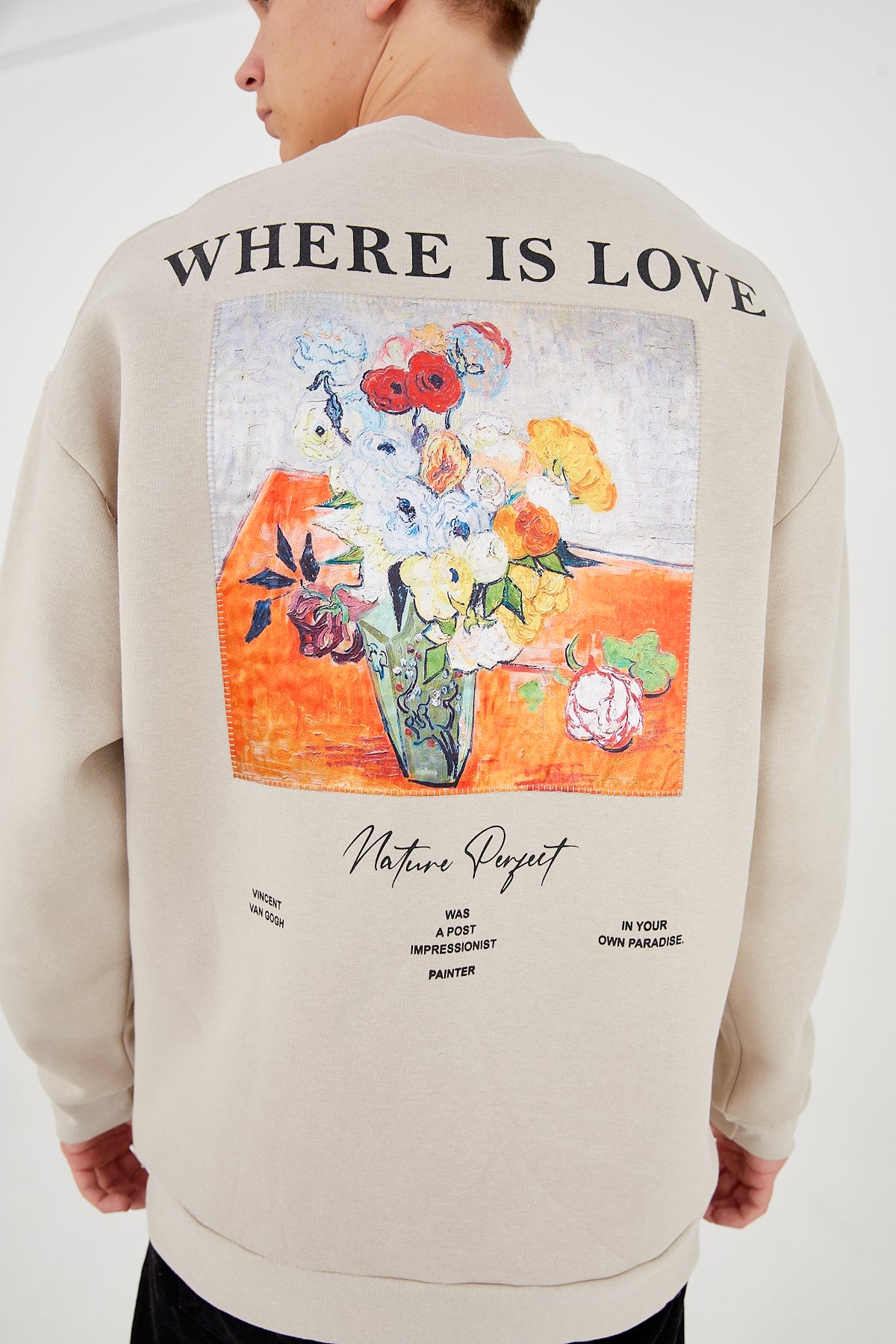 SWEATER - WHERE IS LOVE - BEIGE