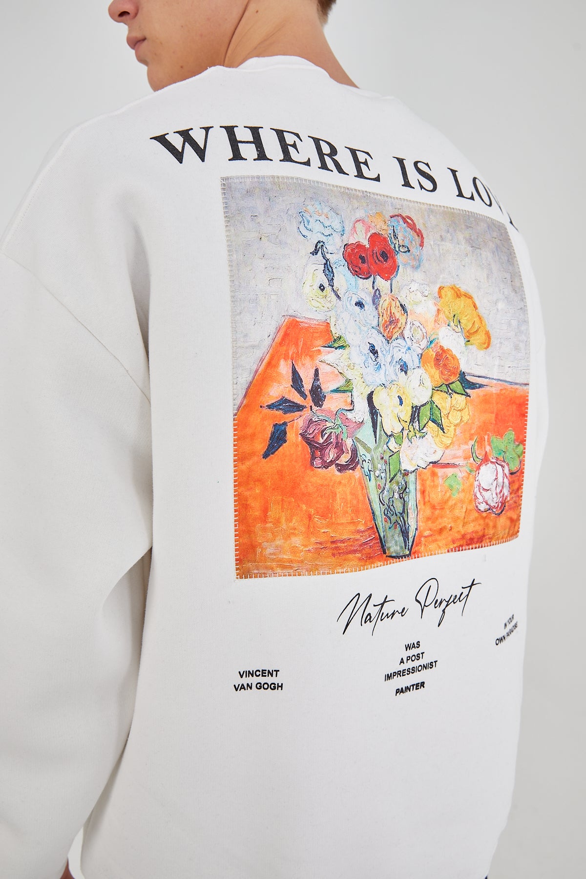 SWEATER - WHERE IS LOVE - WHITE