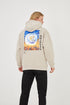 HOODIE - DO WHAT MAKES YOU HAPPY - BEIGE - DYS Amsterdam