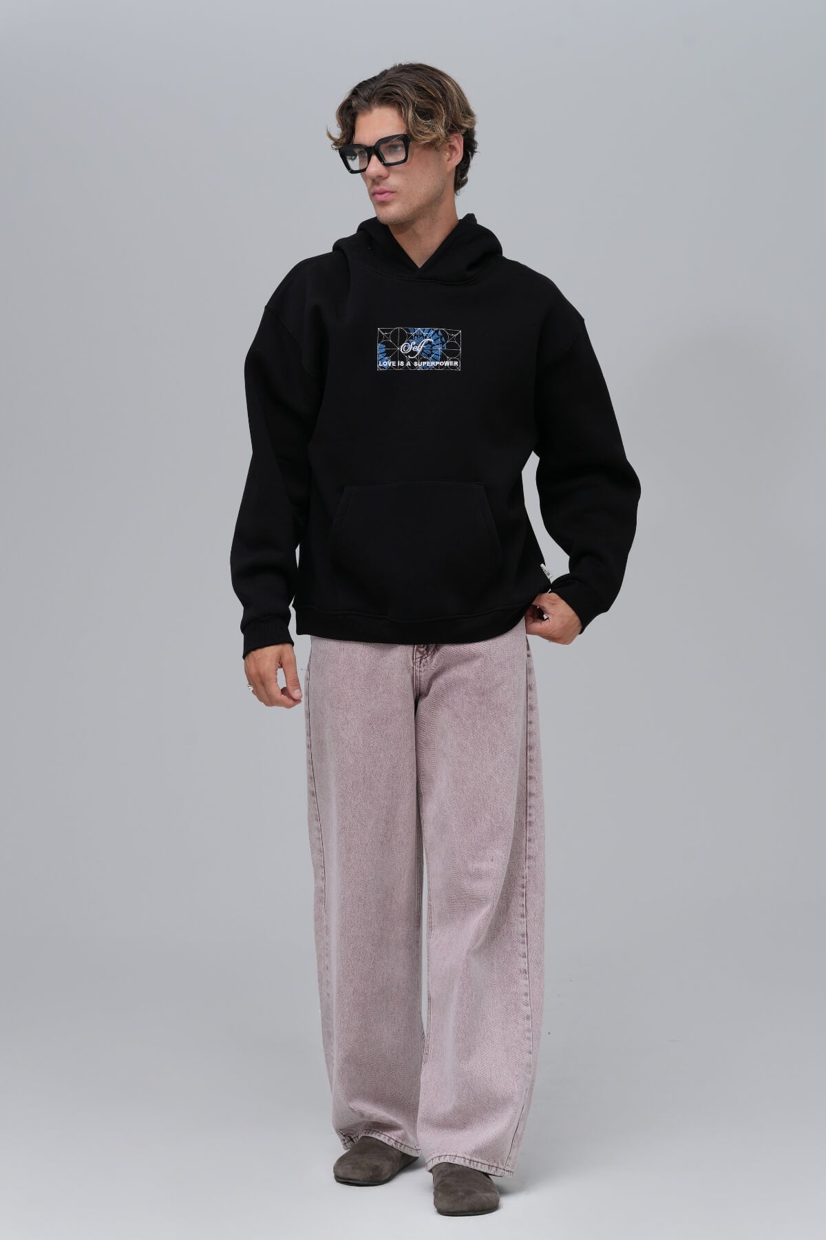 LOVE YOURSELF HOODIE - BLACK