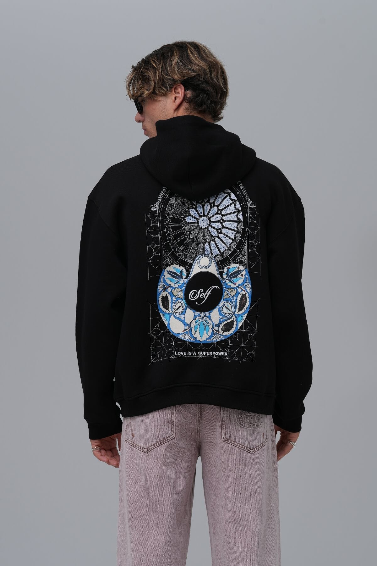 LOVE YOURSELF HOODIE - BLACK