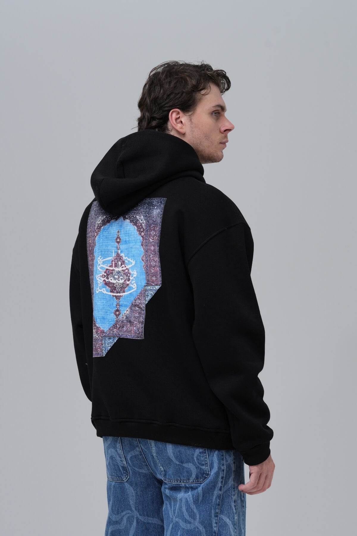 MOON FROM DARKNESS HOODIE - BLACK