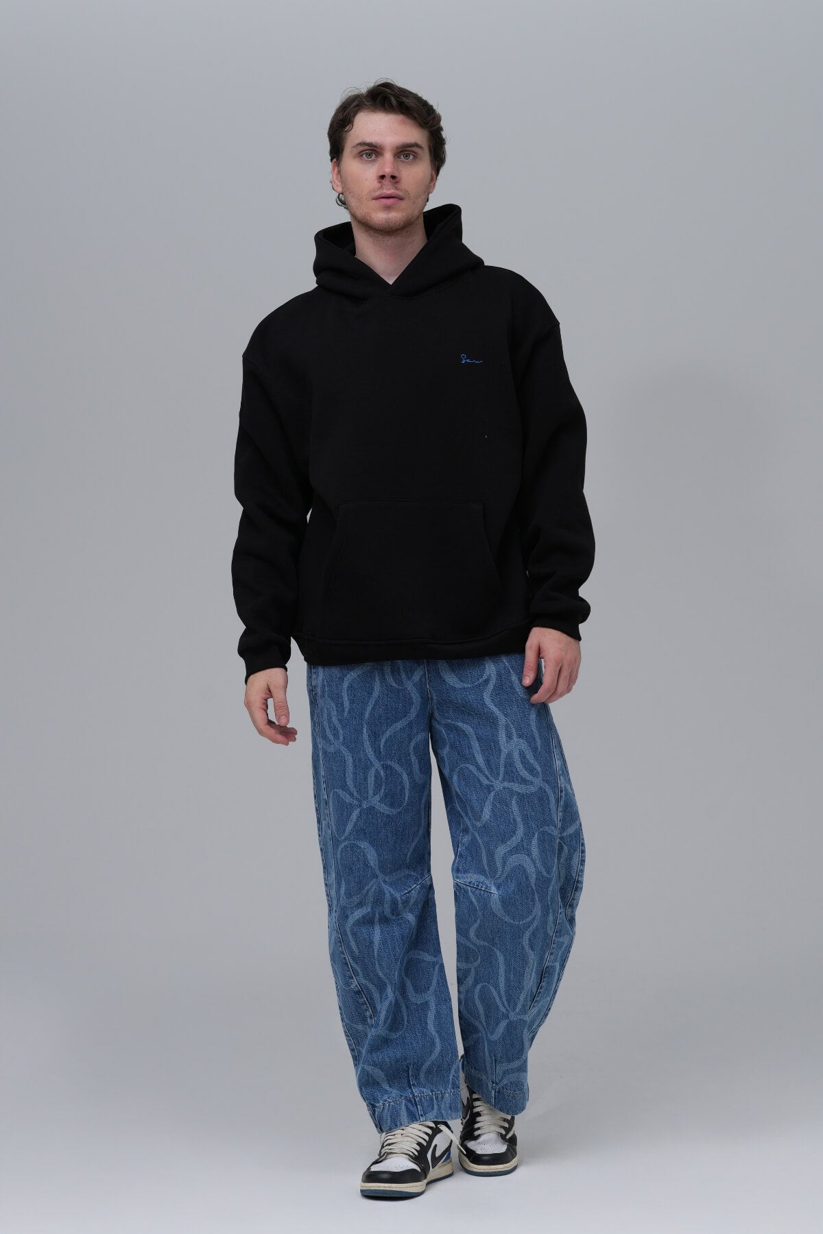 MOON FROM DARKNESS HOODIE - BLACK