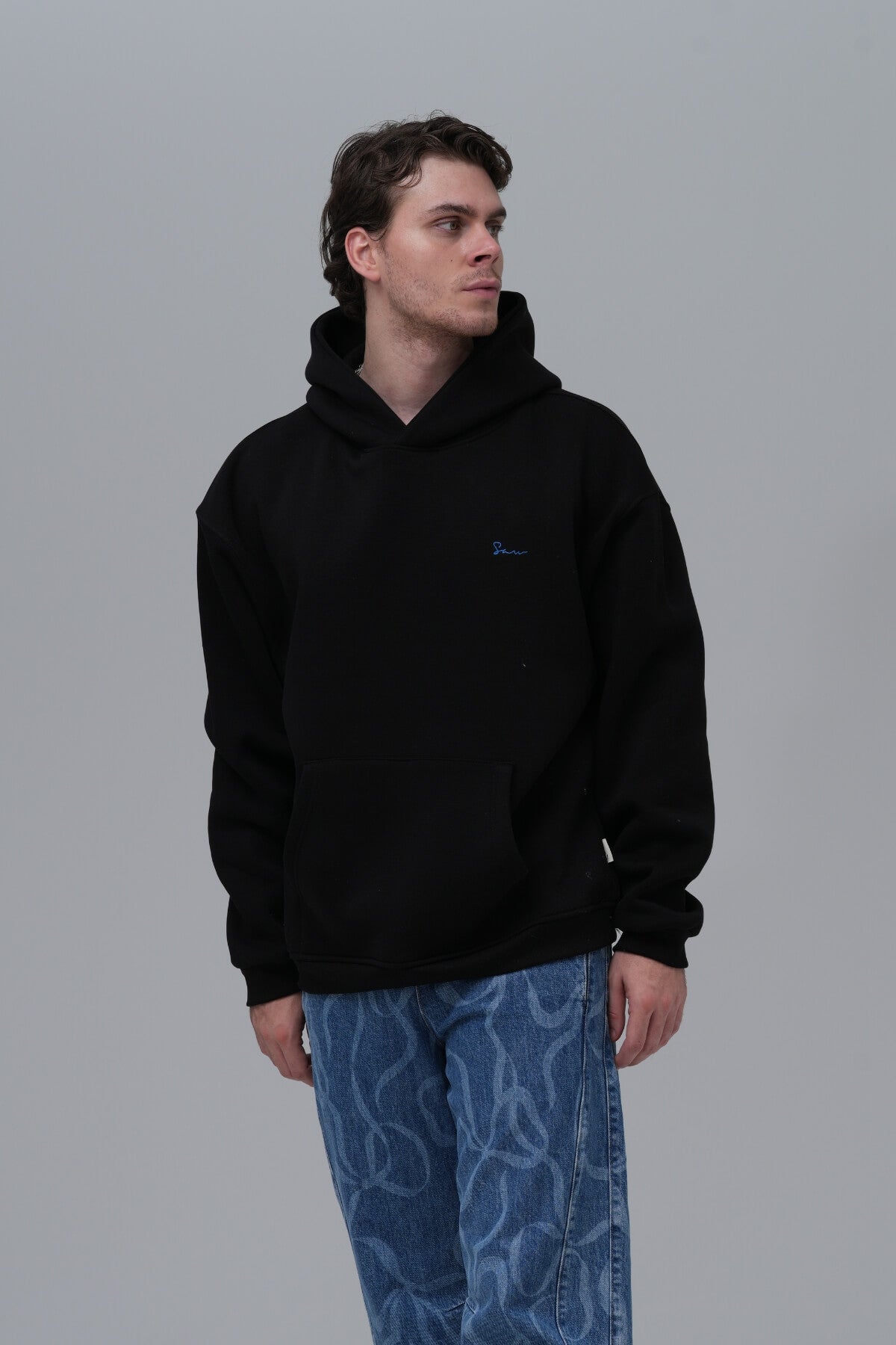 MOON FROM DARKNESS HOODIE - BLACK