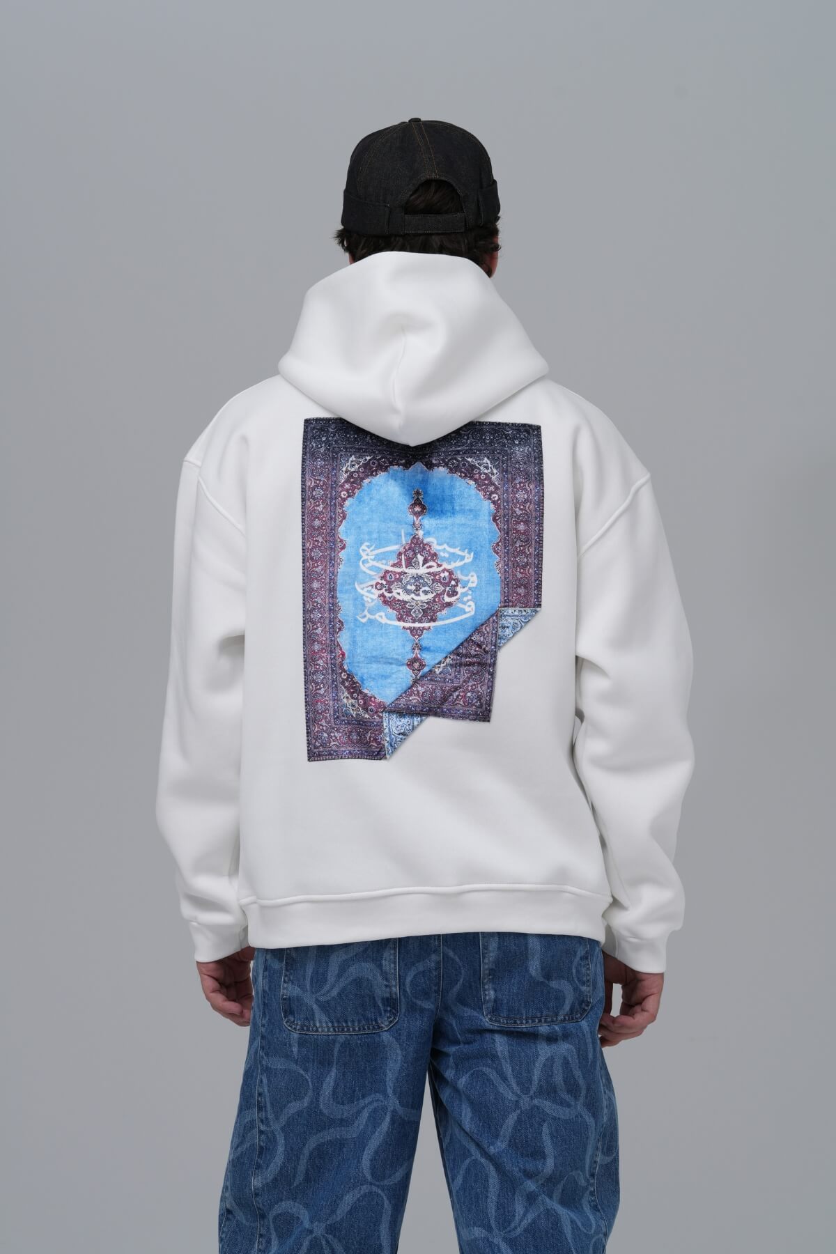 MOON FROM DARKNESS HOODIE - WHITE