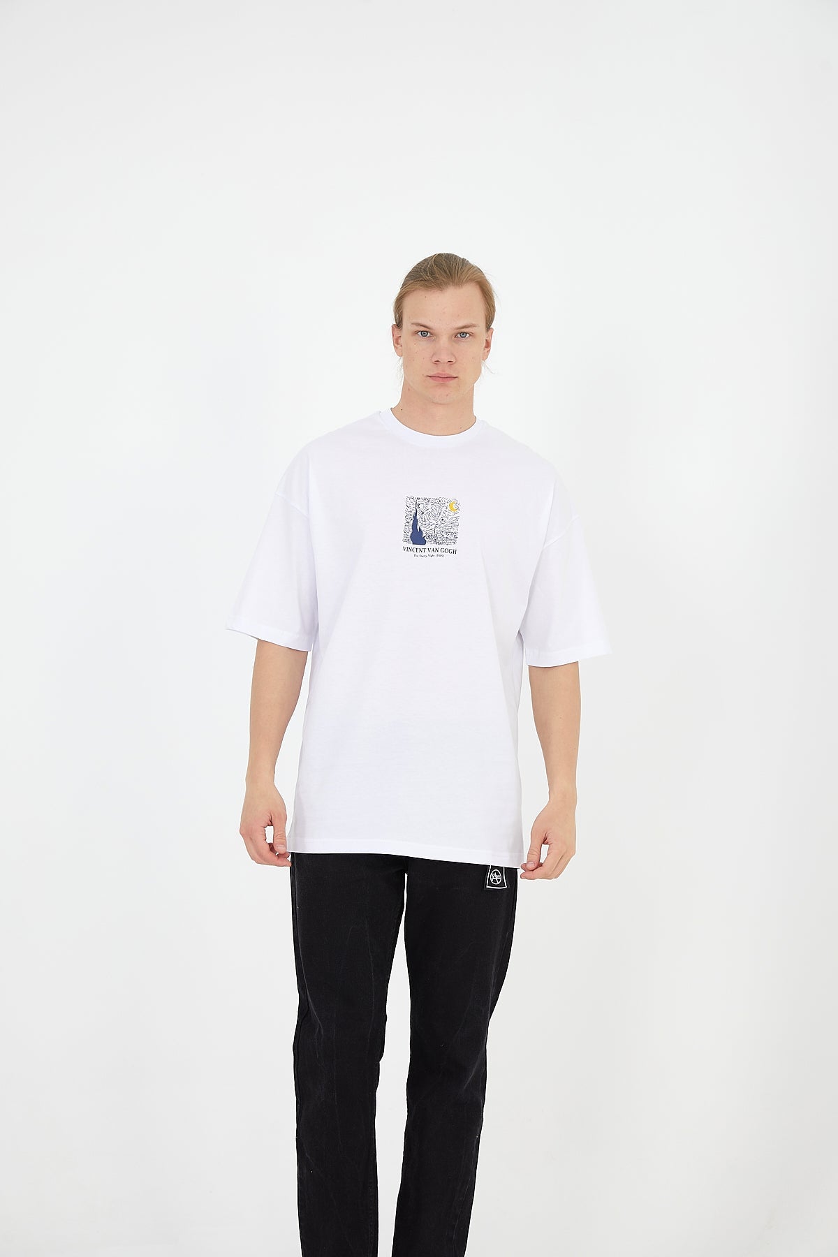 T-SHIRT - STARRY NIGHT - WHITE - DYS-Amsterdam