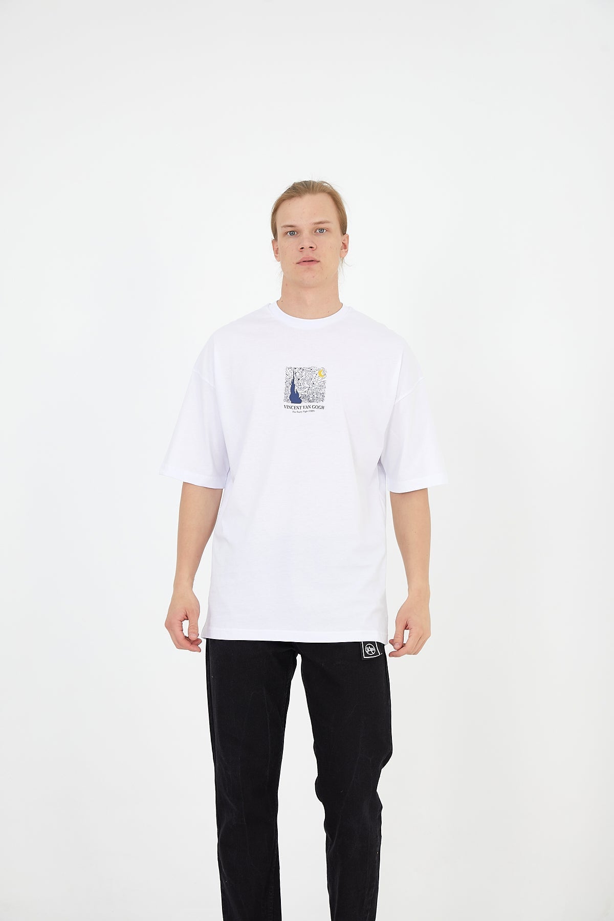 T-SHIRT - STARRY NIGHT - WHITE - DYS-Amsterdam