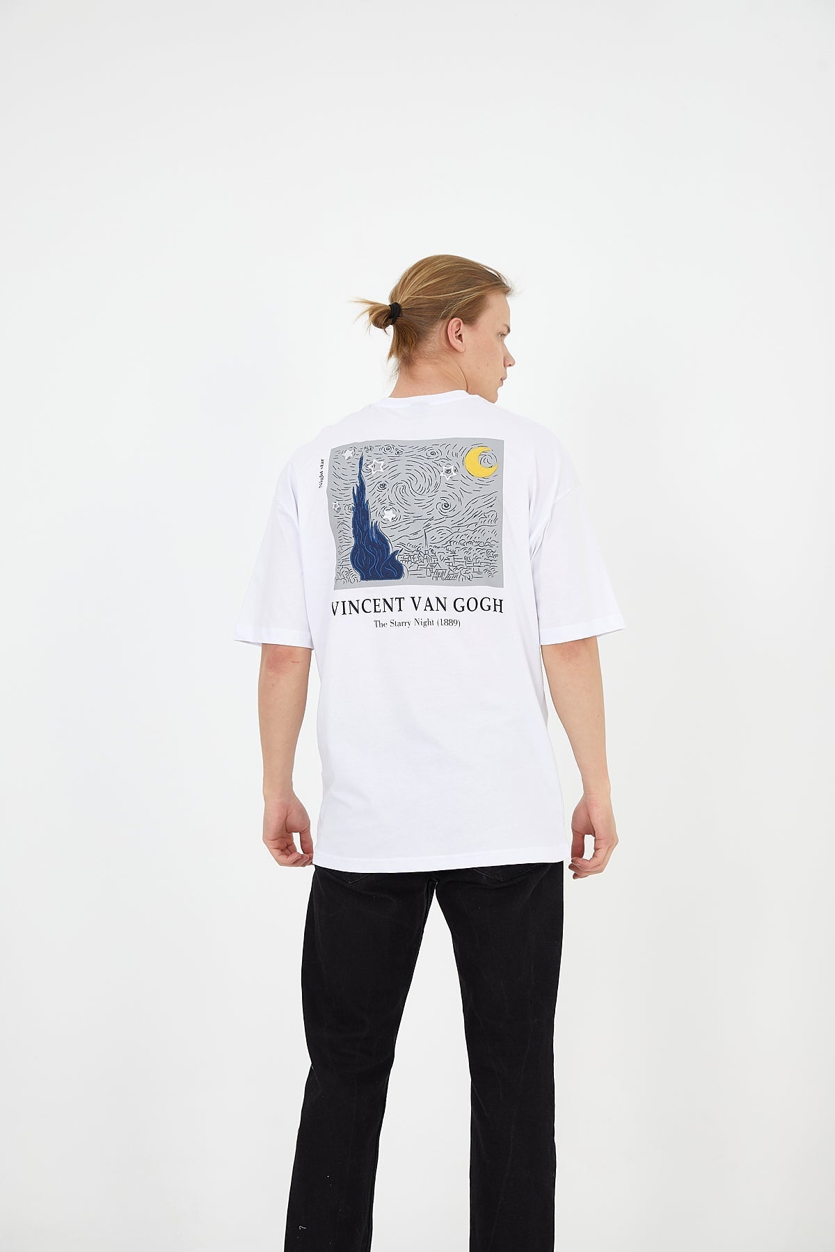 T-SHIRT - STARRY NIGHT - WHITE - DYS-Amsterdam