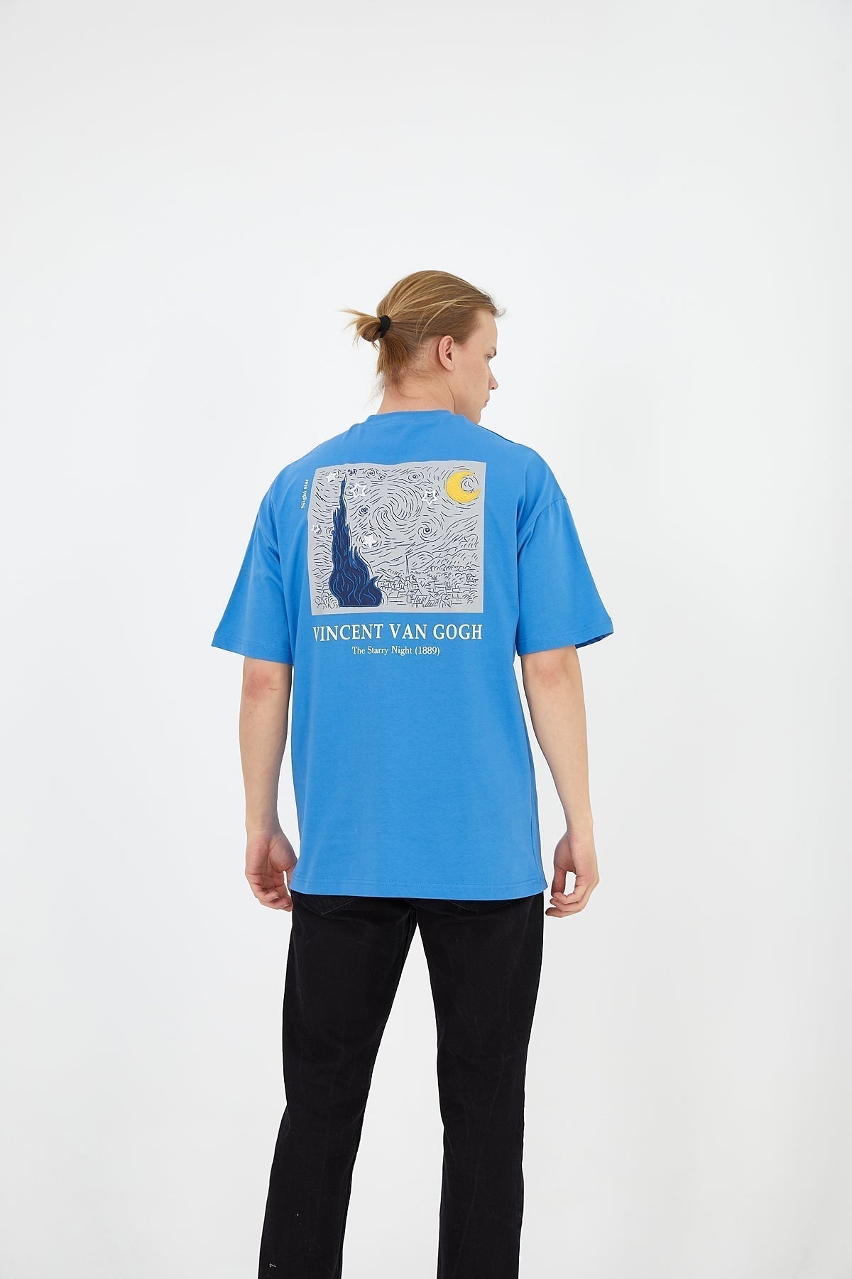 T-SHIRT - STARRY NIGHT - BLUE - DYS-Amsterdam