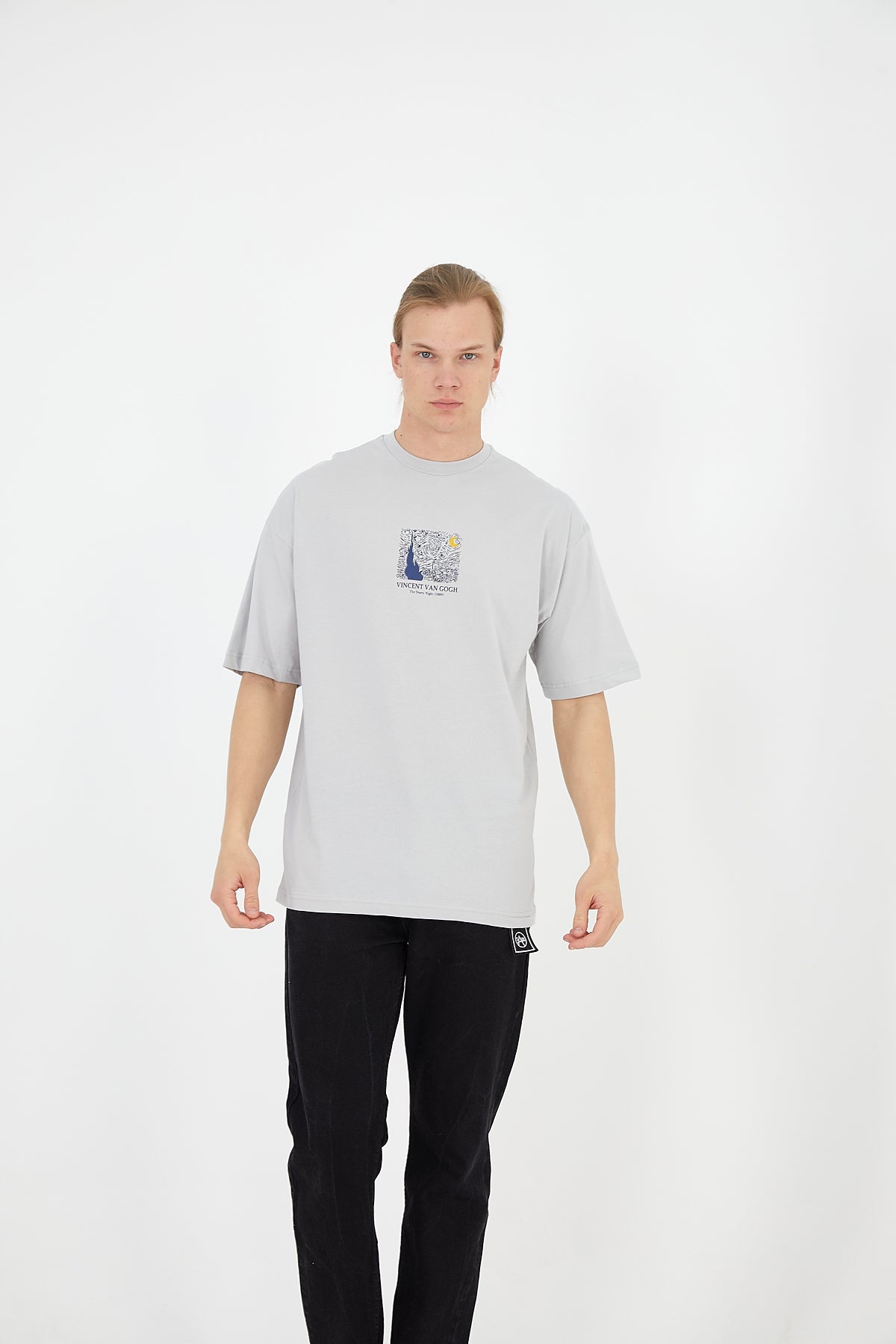 T-SHIRT - STARRY NIGHT - GREY - DYS-Amsterdam