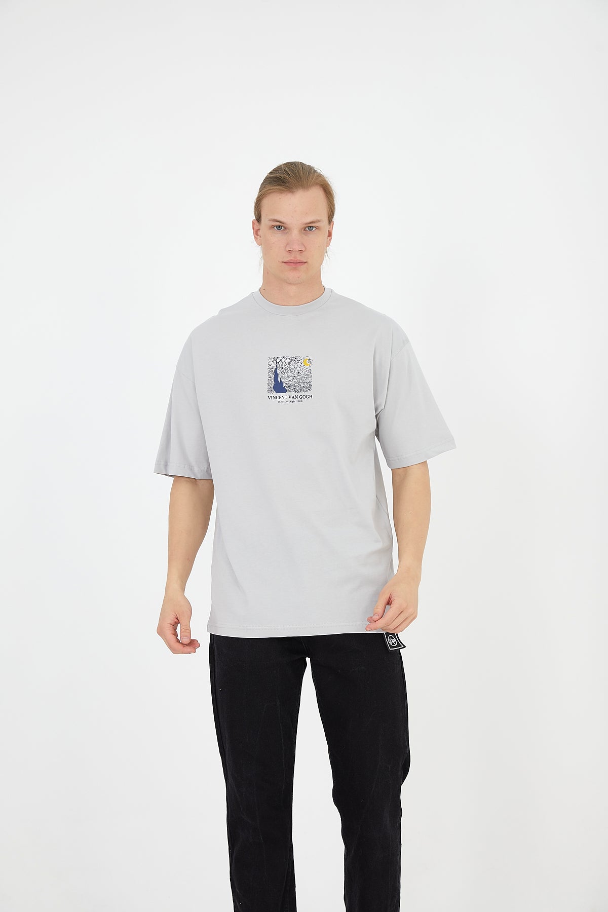 T-SHIRT - STARRY NIGHT - GREY - DYS-Amsterdam