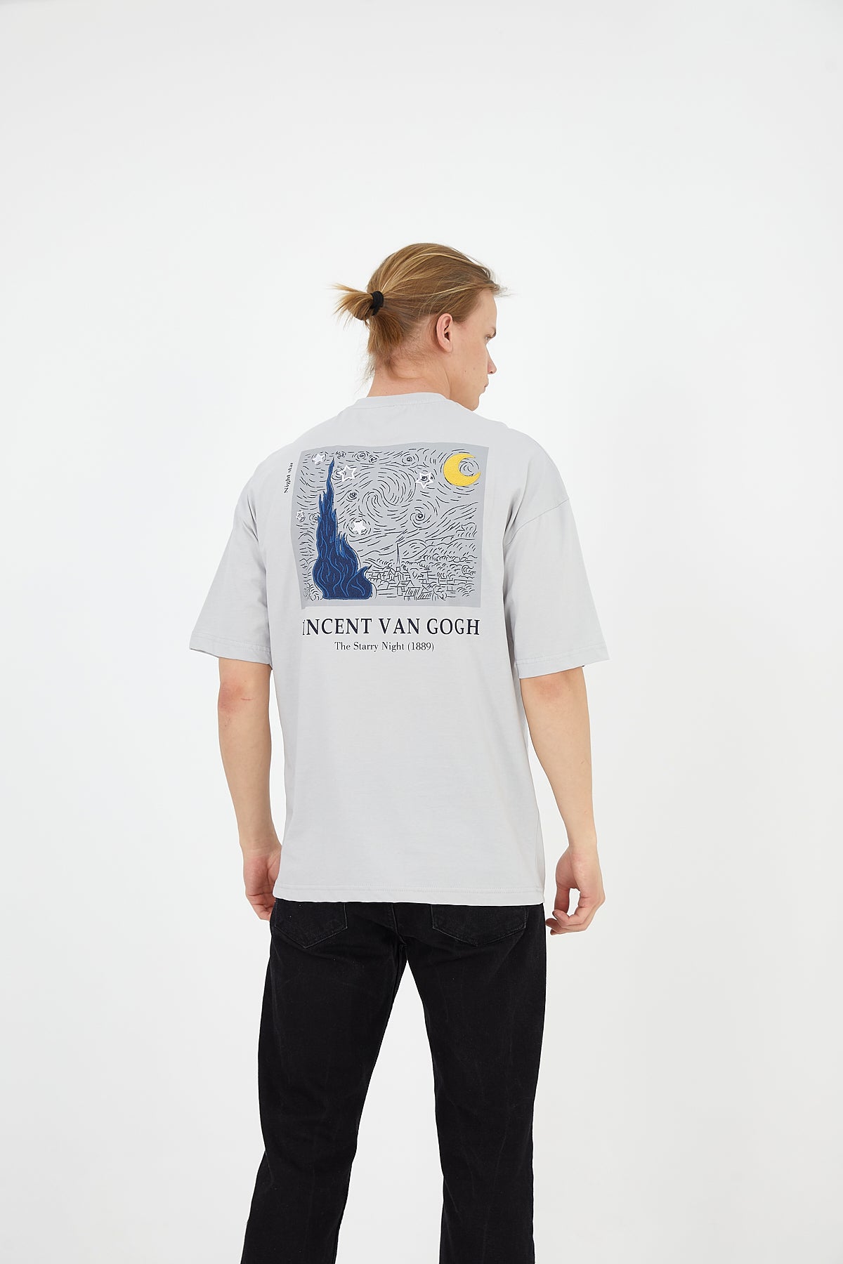 T-SHIRT - STARRY NIGHT - GREY - DYS-Amsterdam