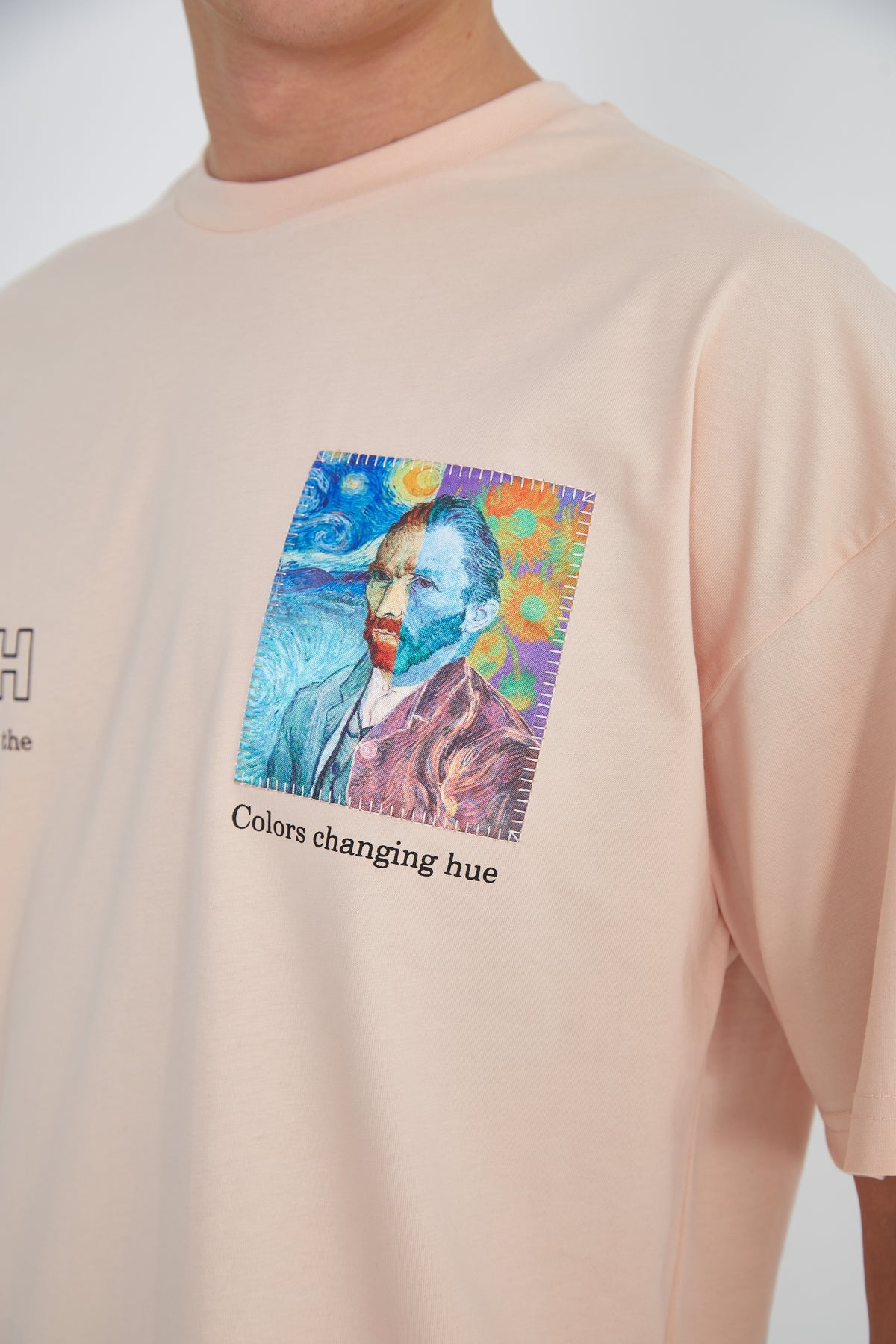 T-Shirt – Farbwechselnder Farbton – Rosa