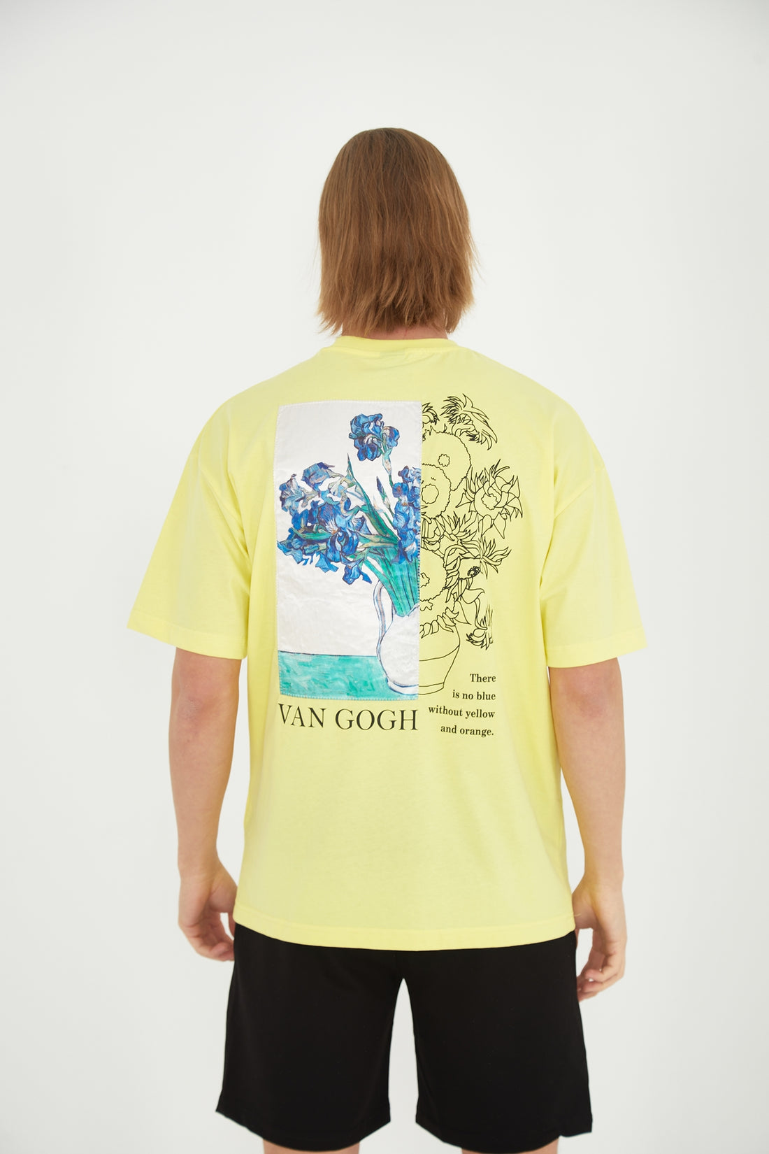 T-SHIRT - THE BLUE FLOWERS - YELLOW