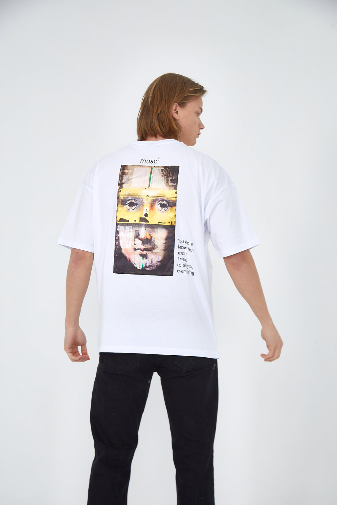 T-SHIRT - THE POETS MUSE - WHITE