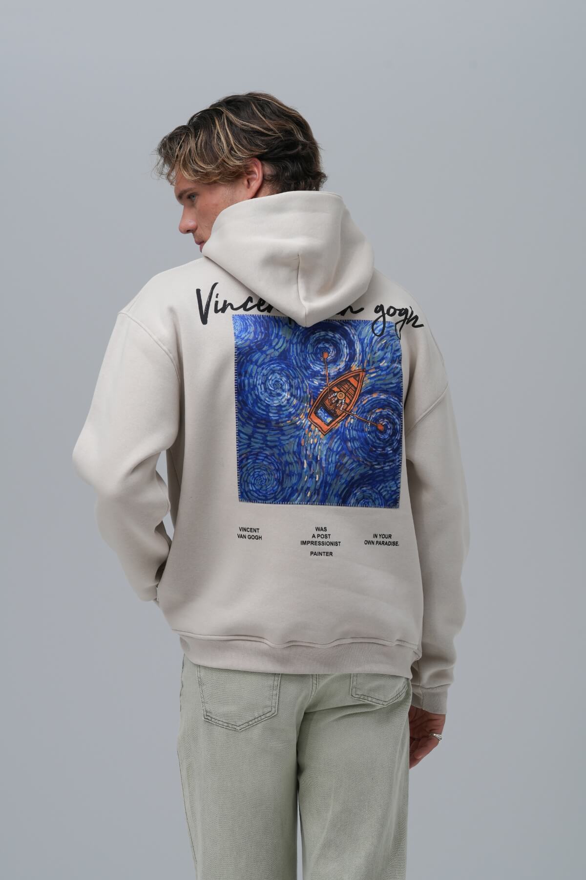 SAILING BOAT HOODIE - OFF-WHITE