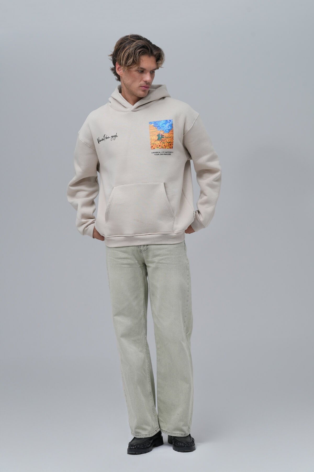 SAILING BOAT HOODIE - OFF-WHITE