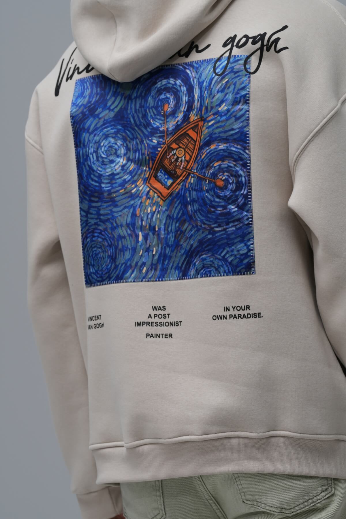 SAILING BOAT HOODIE - OFF-WHITE