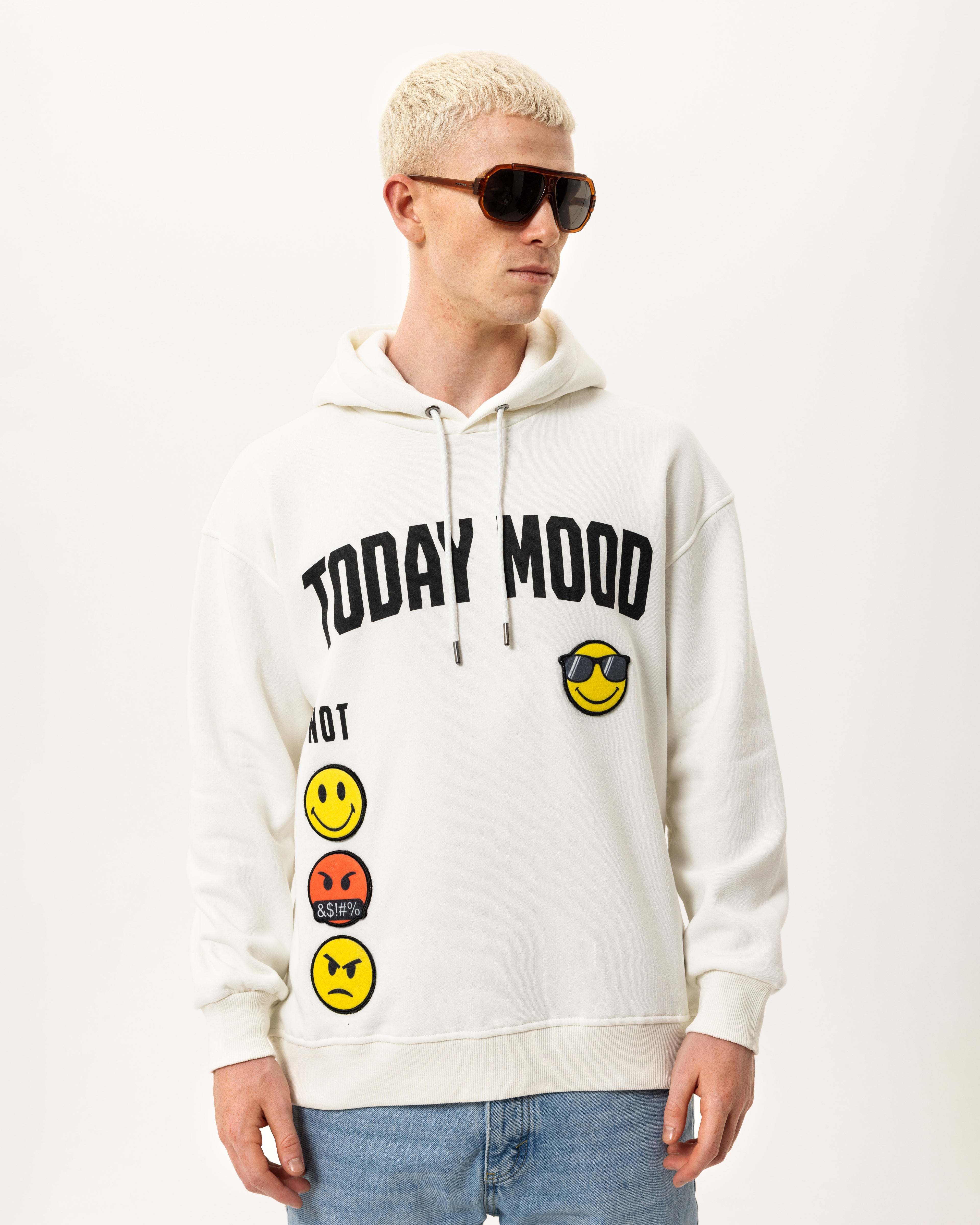 HOODIE - TODAY MOOD - WHITE