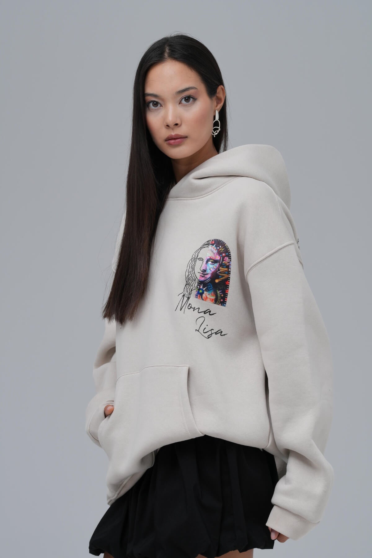 THE MONA HOODIE - OFF-WHITE