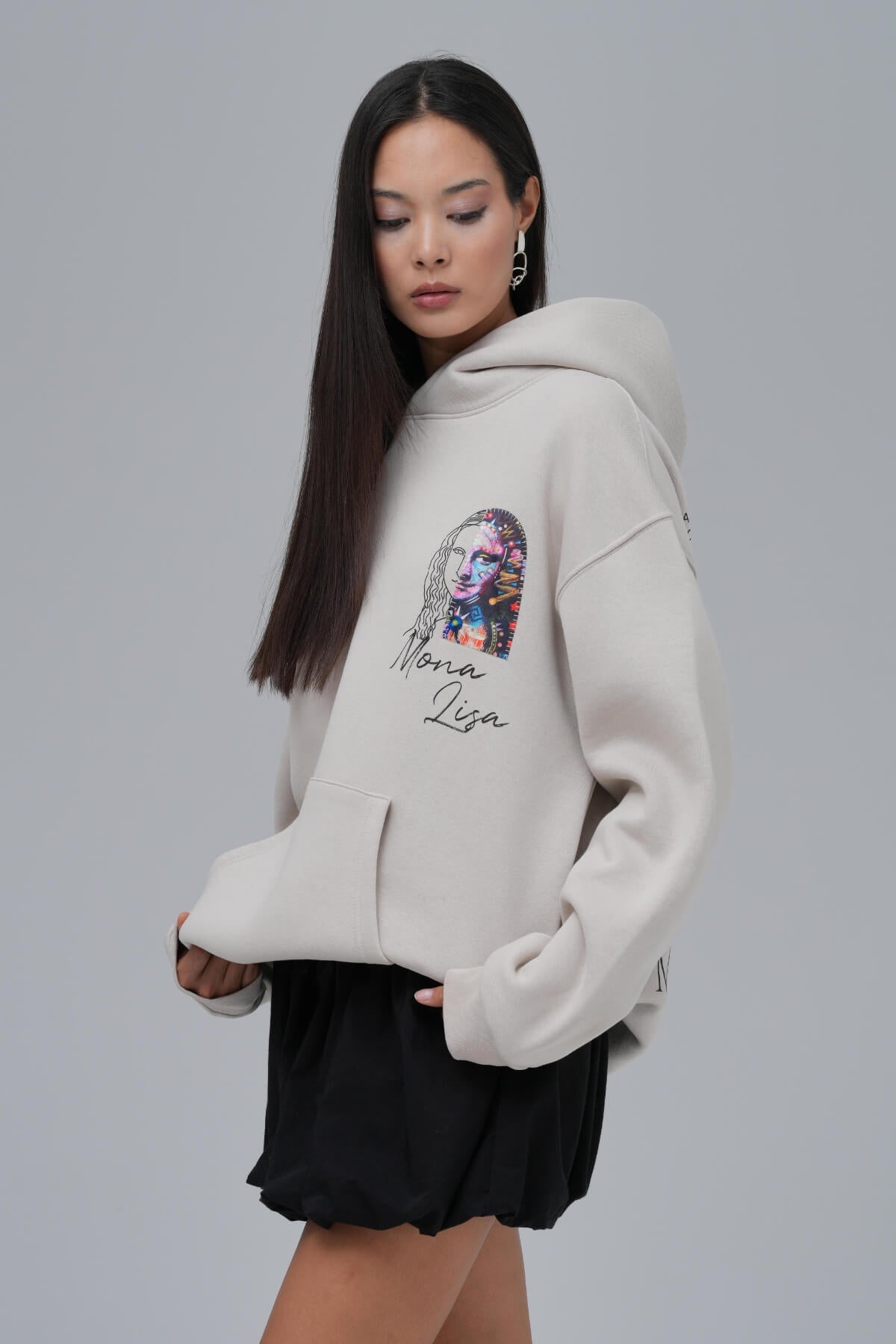 THE MONA HOODIE - OFF-WHITE