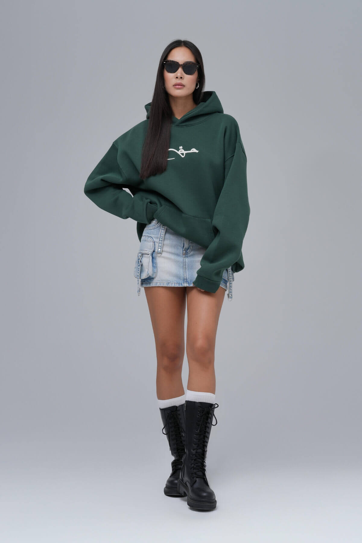 THE RIGHT PATH HOODIE - GREEN