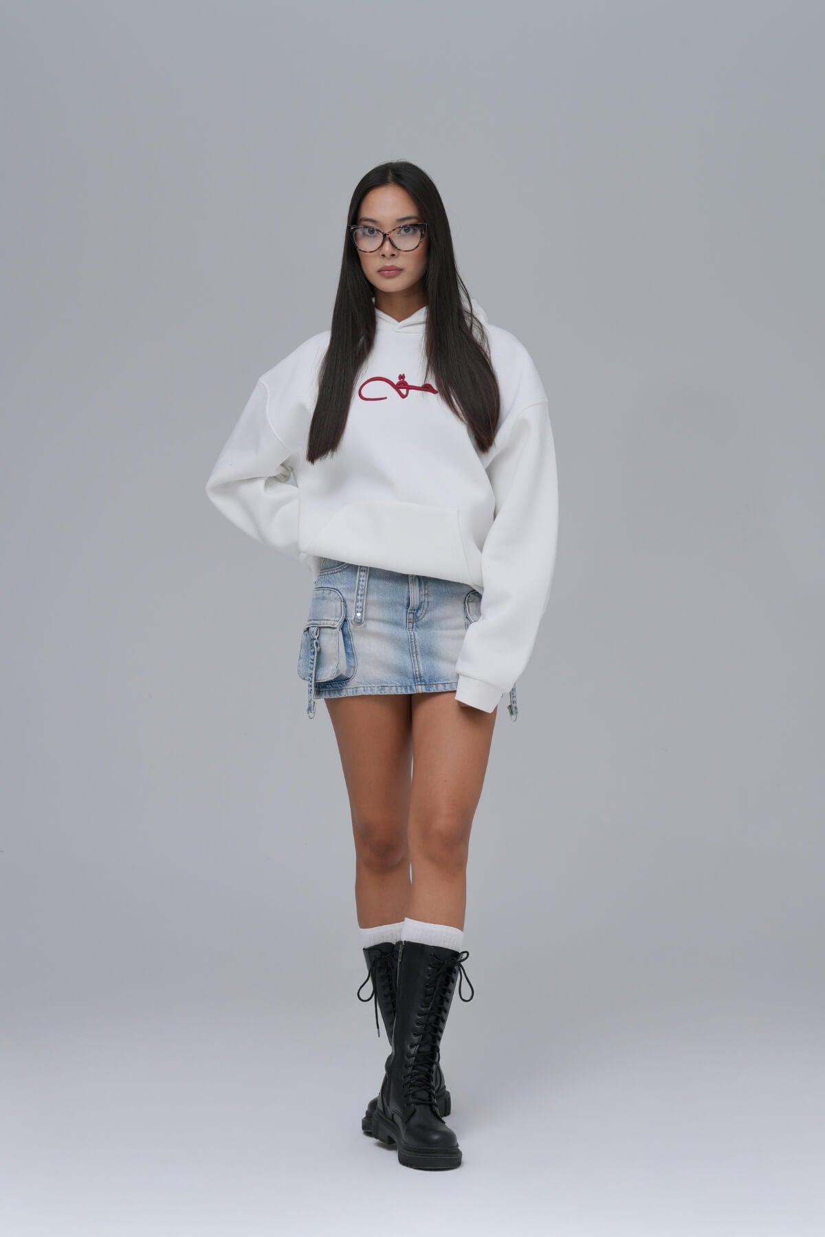  THE RIGHT PATH  HOODIE - WHITE